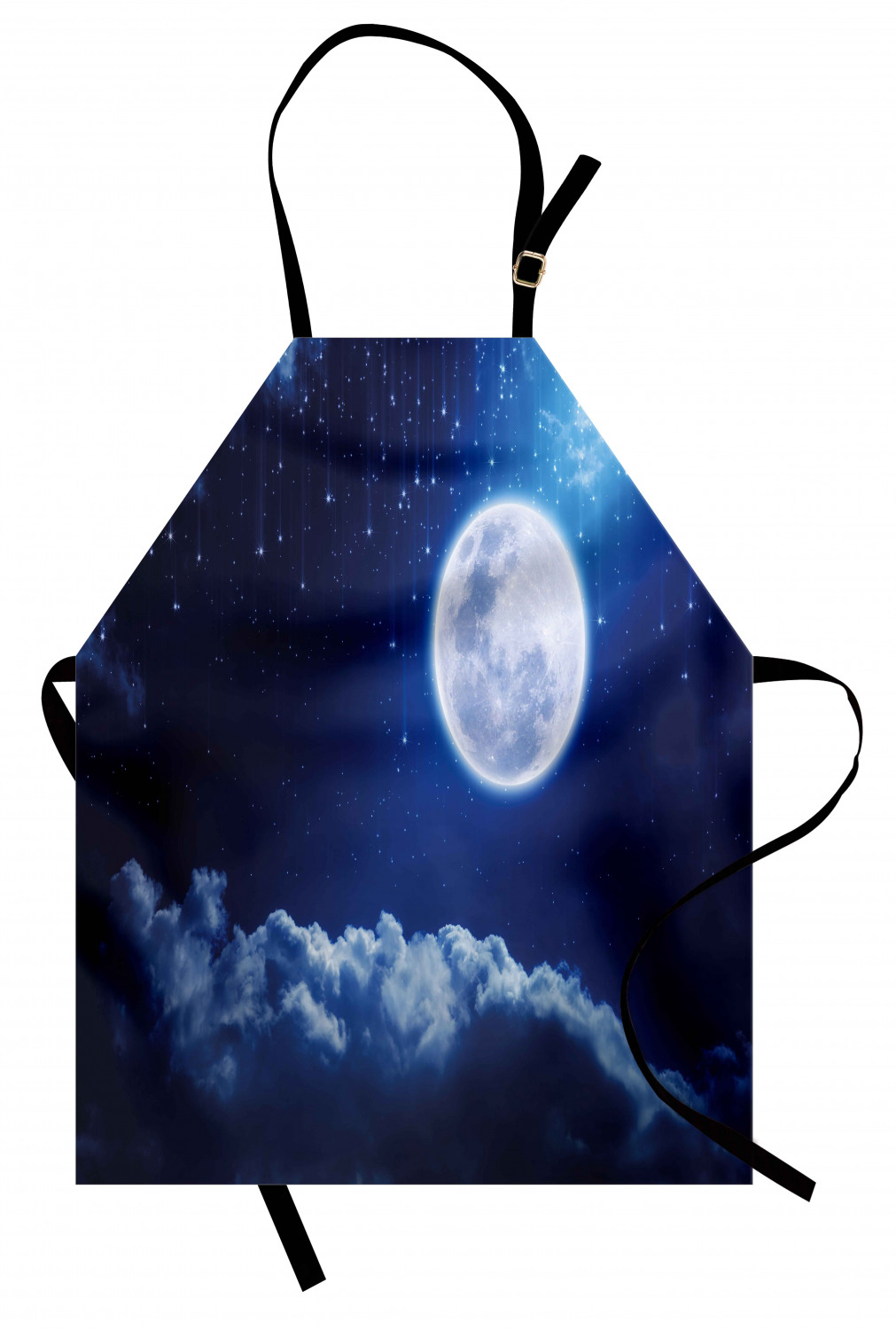 Ambesonne Moon Kids Apron Boys Girls Apron Bib Cooking & Painting