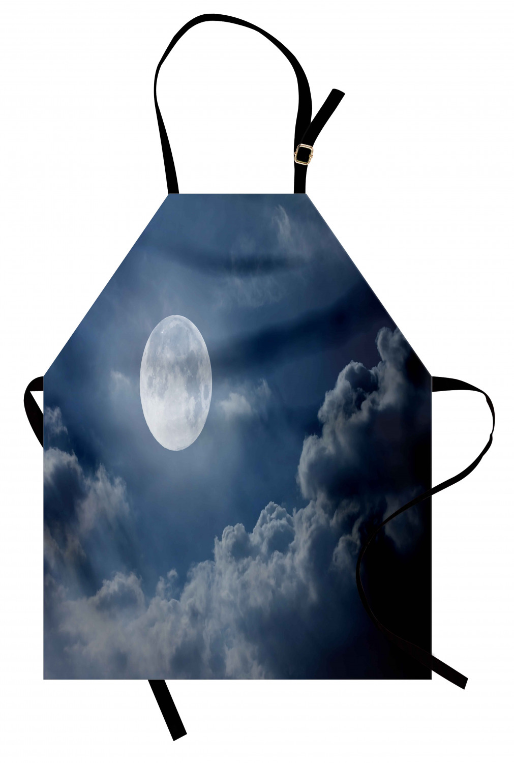 Ambesonne Moon Kids Apron Boys Girls Apron Bib Cooking & Painting