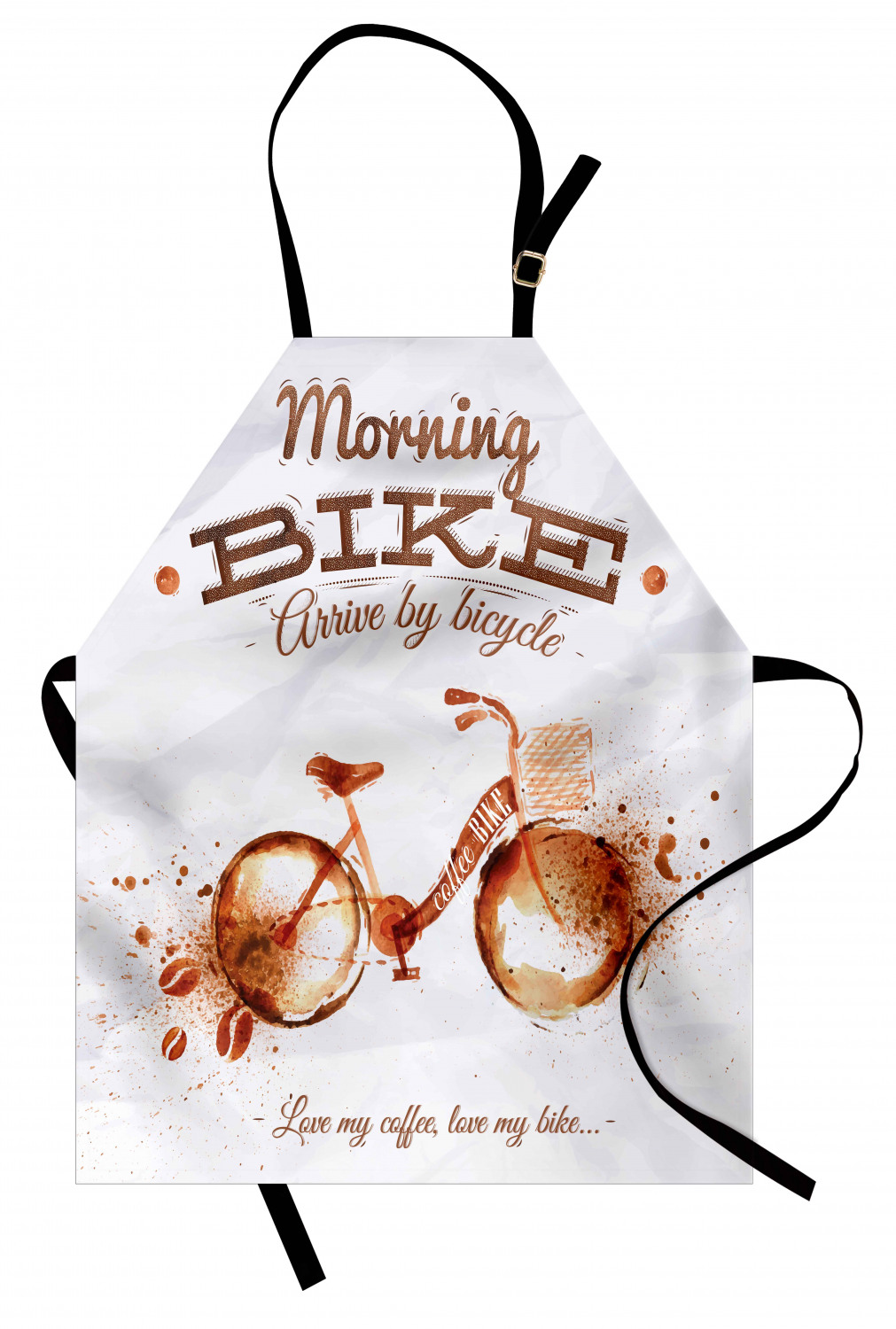 Motorcycle Apron Unisex Kitchen Bib with Adjustable Neck for Cooking Gardening