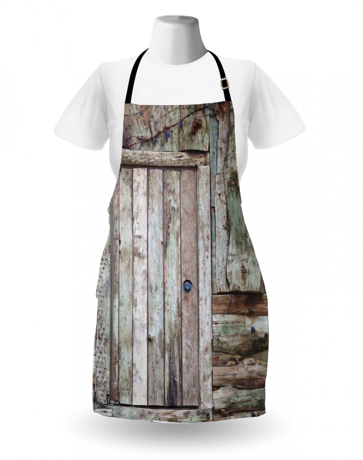 Ambesonne Unisex Durable Apron with Adjustable Neck for Gardening Cooking