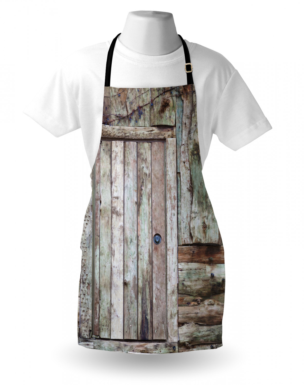 Ambesonne Unisex Durable Apron with Adjustable Neck for Gardening Cooking