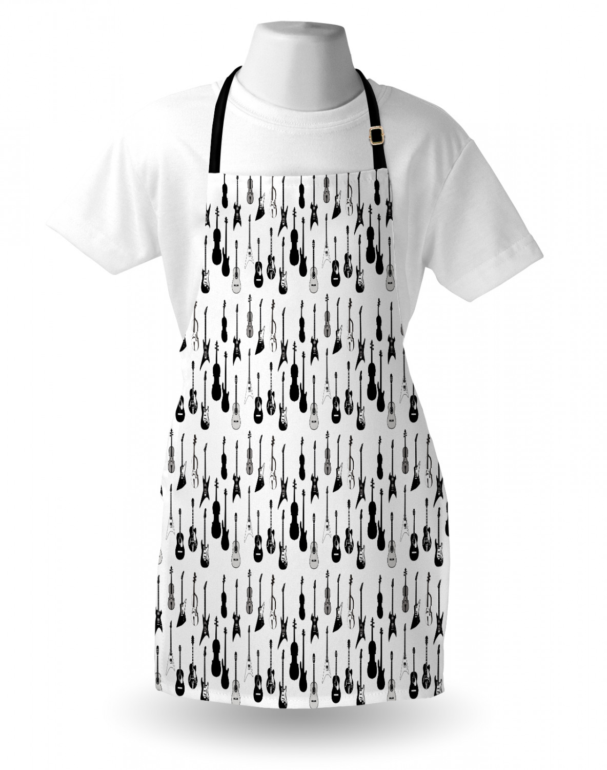 Ambesonne Unisex Durable Apron with Adjustable Neck for Gardening Cooking