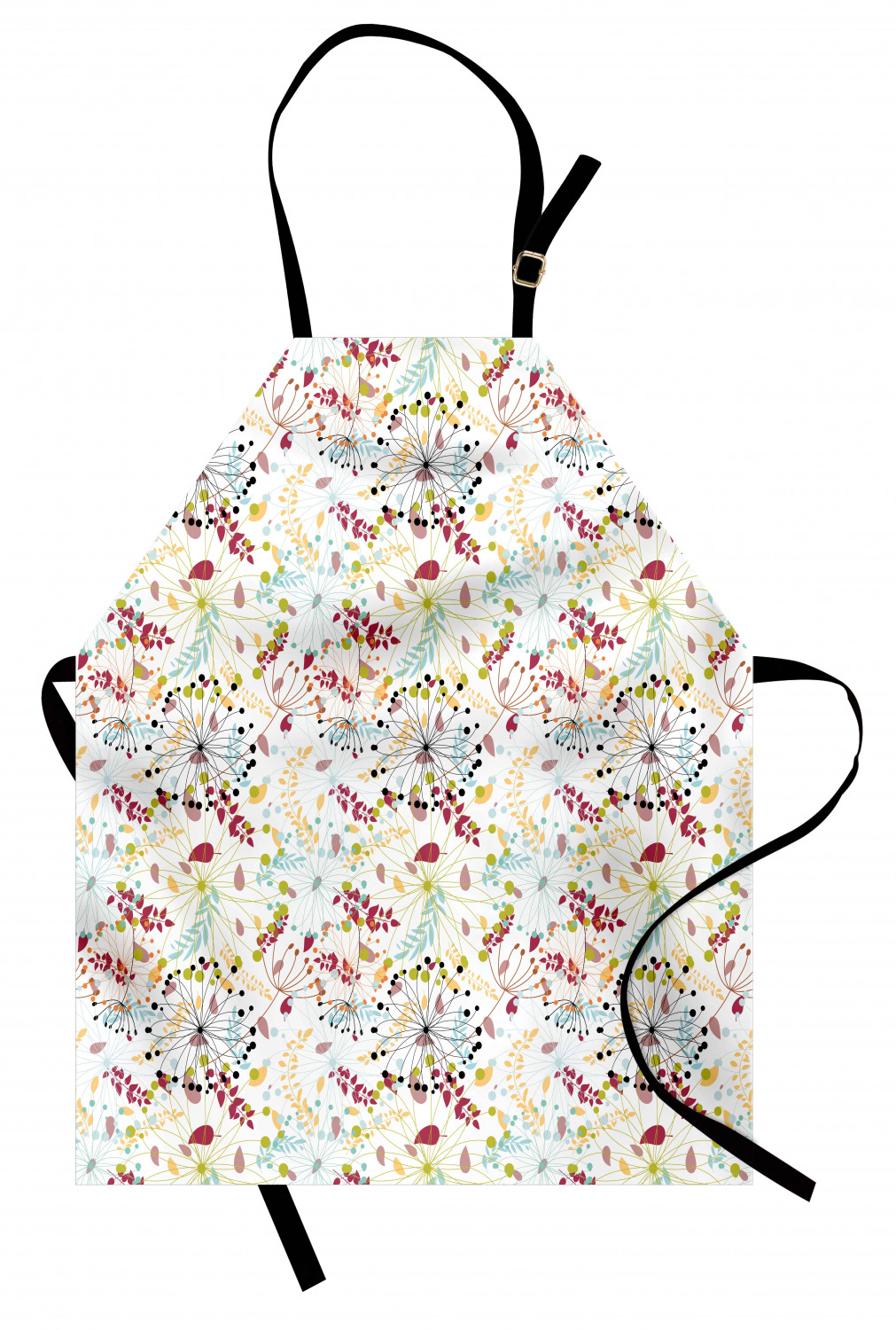 Ambesonne Unisex Durable Apron with Adjustable Neck for Gardening Cooking