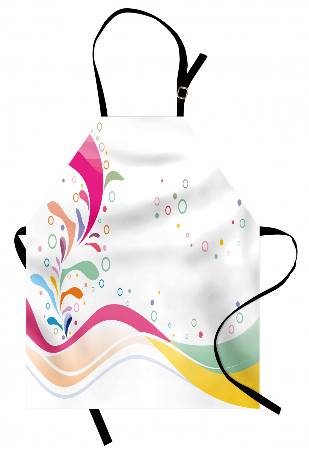 Ambesonne Unisex Durable Apron with Adjustable Neck for Gardening Cooking