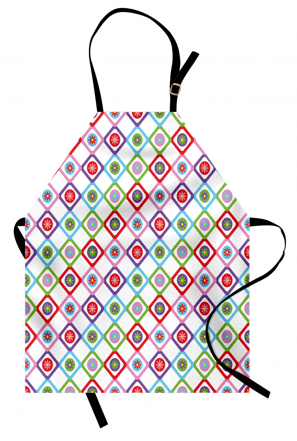 Ambesonne Unisex Durable Apron with Adjustable Neck for Gardening Cooking