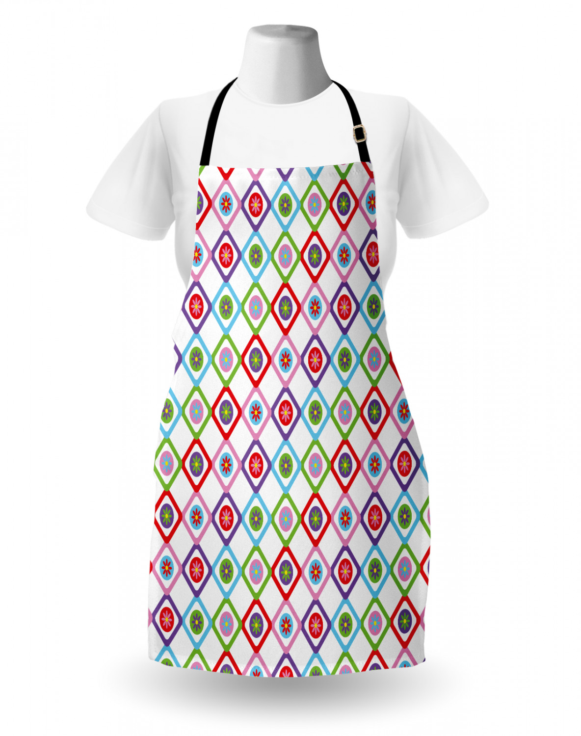 Ambesonne Unisex Durable Apron with Adjustable Neck for Gardening Cooking