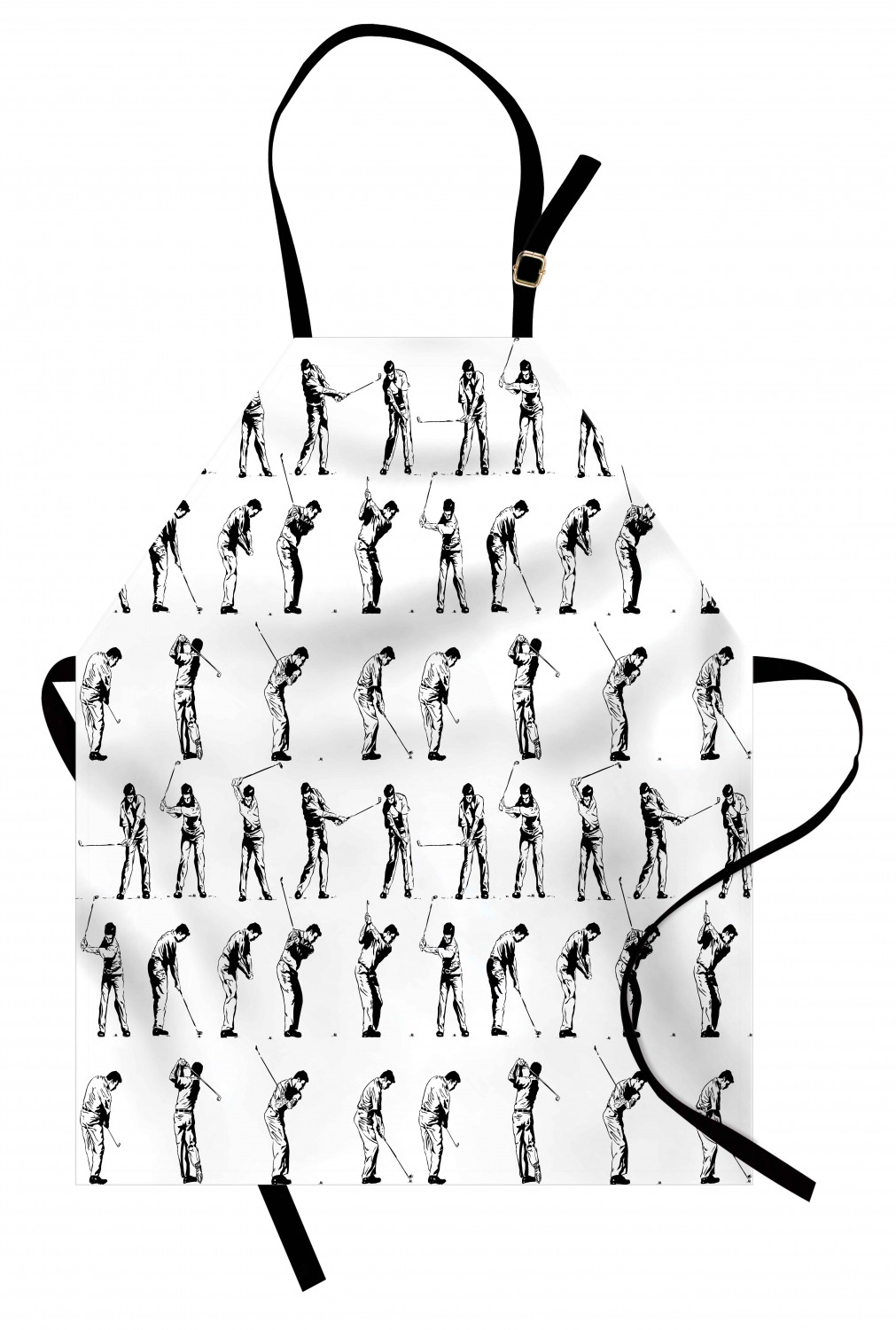 Ambesonne Apron Unisex Bib with Adjustable Strap for Working