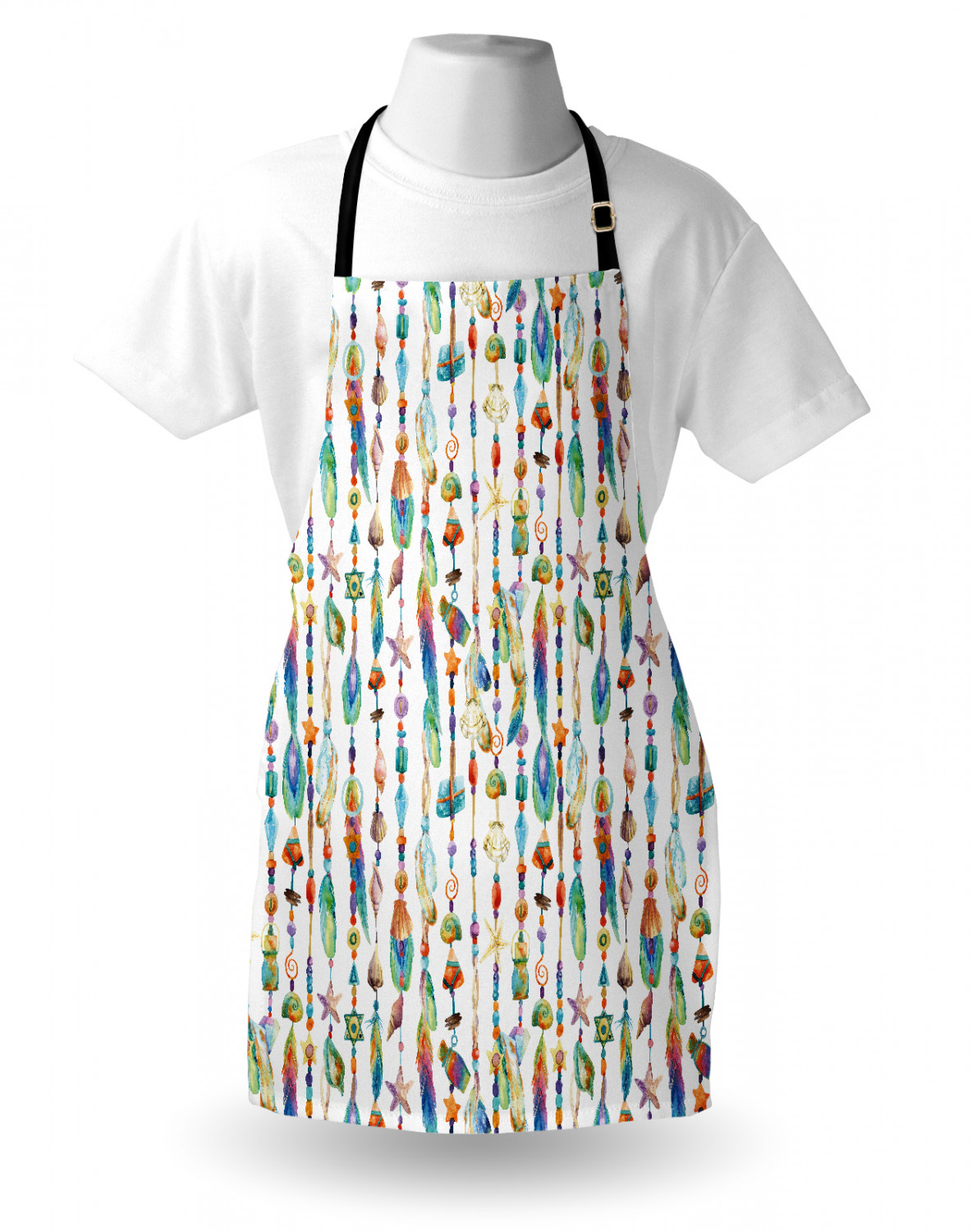 Nautical Whale Apron Unisex Kitchen Bib with Adjustable Neck Cooking