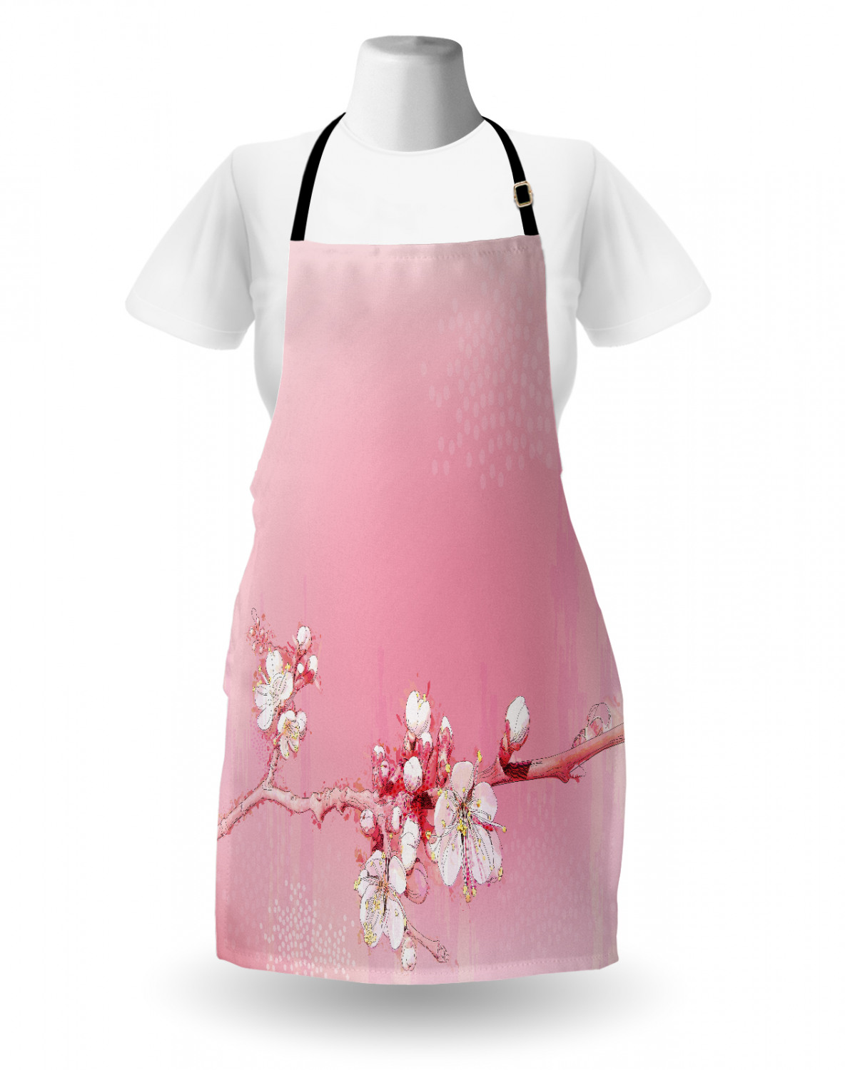 Ambesonne Apron Unisex Bib with Adjustable Strap for Working