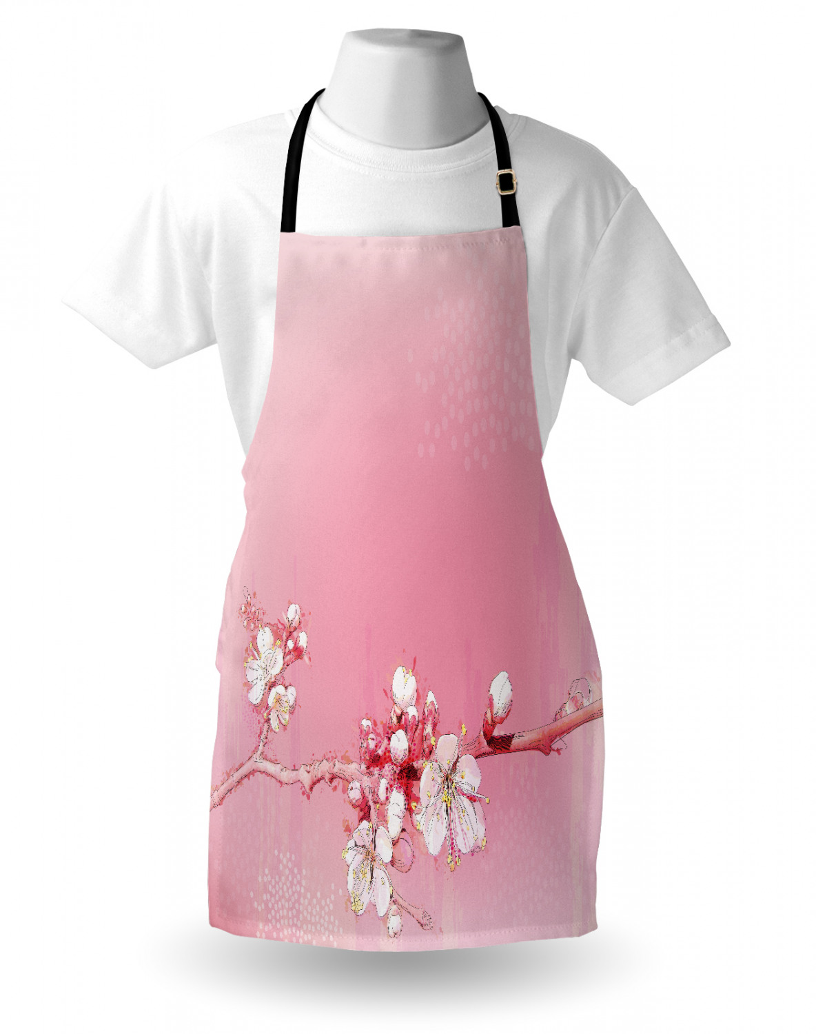 Ambesonne Apron Unisex Bib with Adjustable Strap for Working