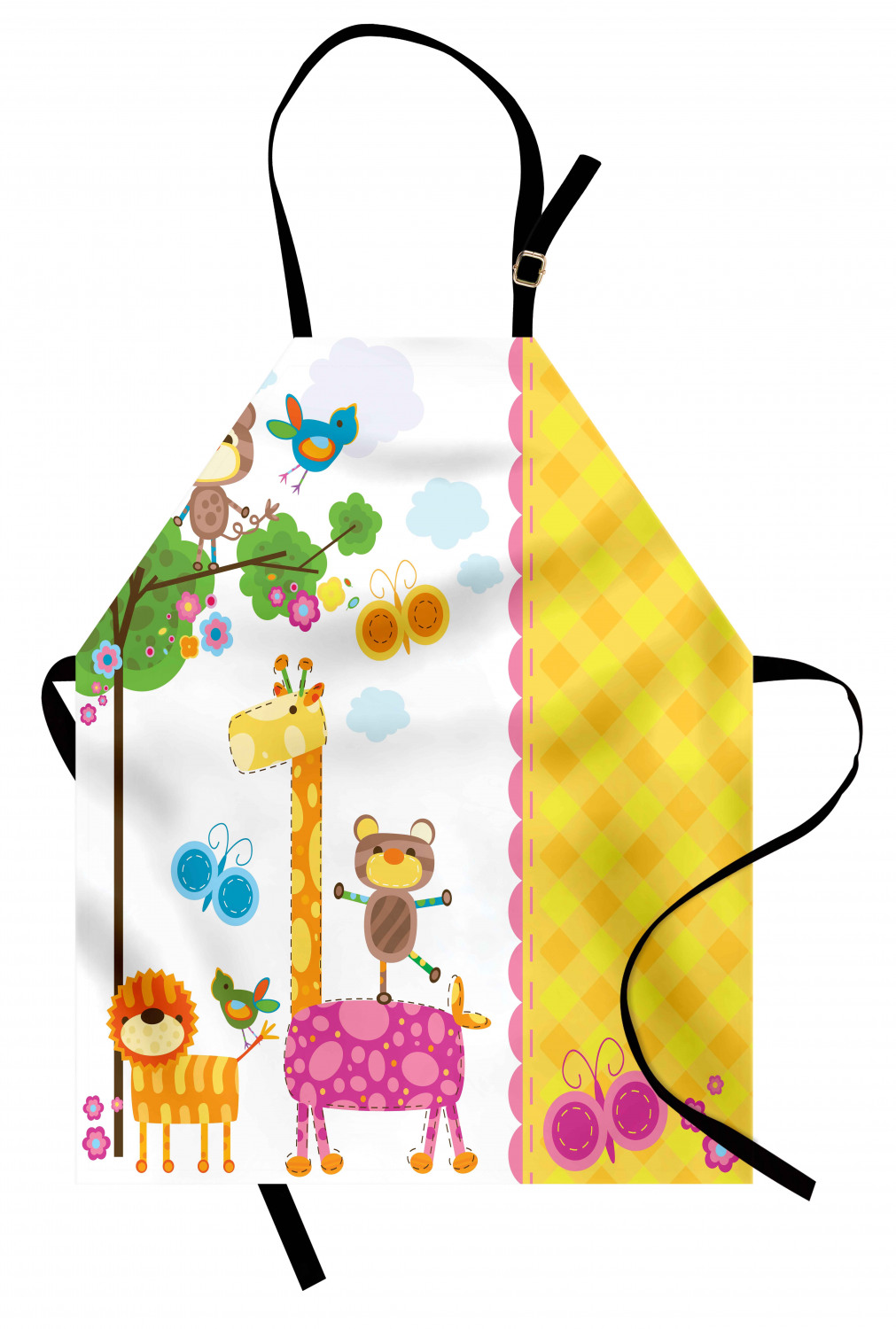 Caterpillar Apron Unisex Kitchen Bib with Adjustable Neck Cooking Baking