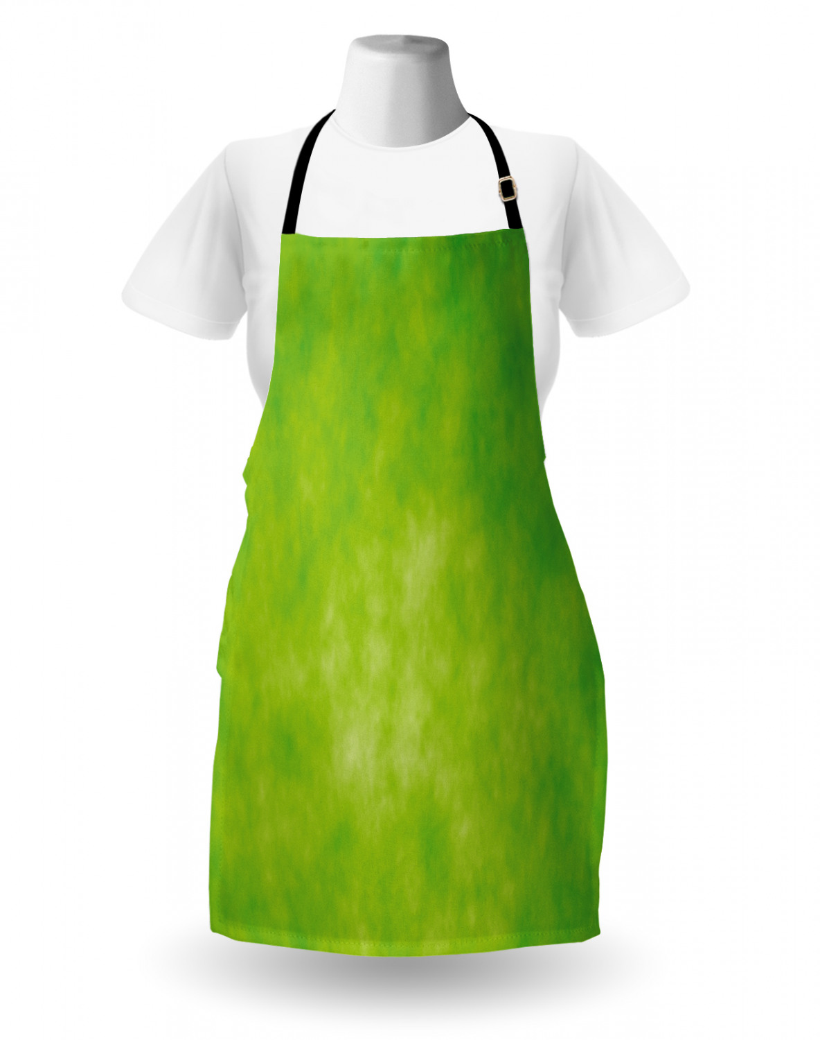 Lime Green Apron Unisex Kitchen Bib with Adjustable Neck Cooking Baking