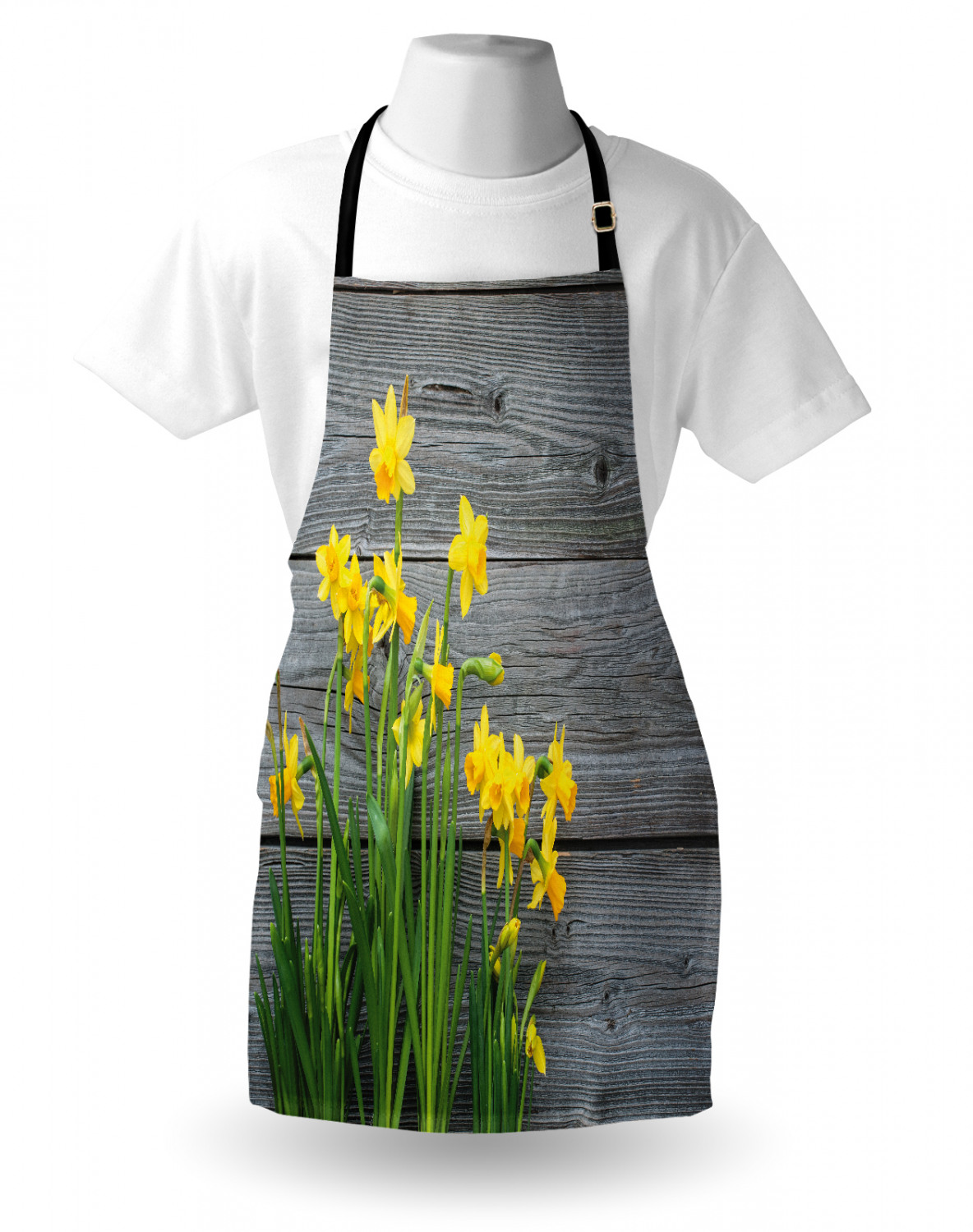 Ambesonne Apron Unisex Bib with Adjustable Strap for Working