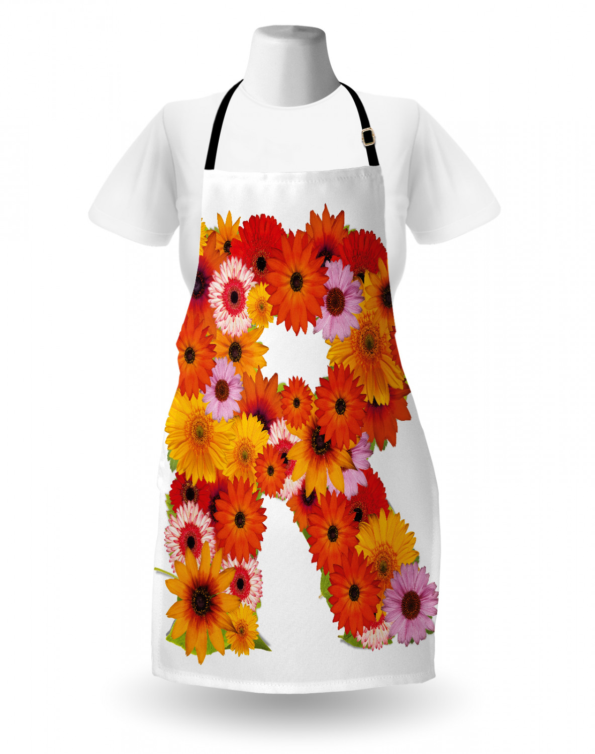 Ambesonne Apron Unisex Bib with Adjustable Strap for Working