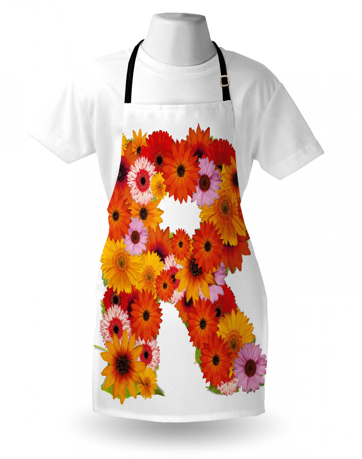 Ambesonne Apron Unisex Bib with Adjustable Strap for Working