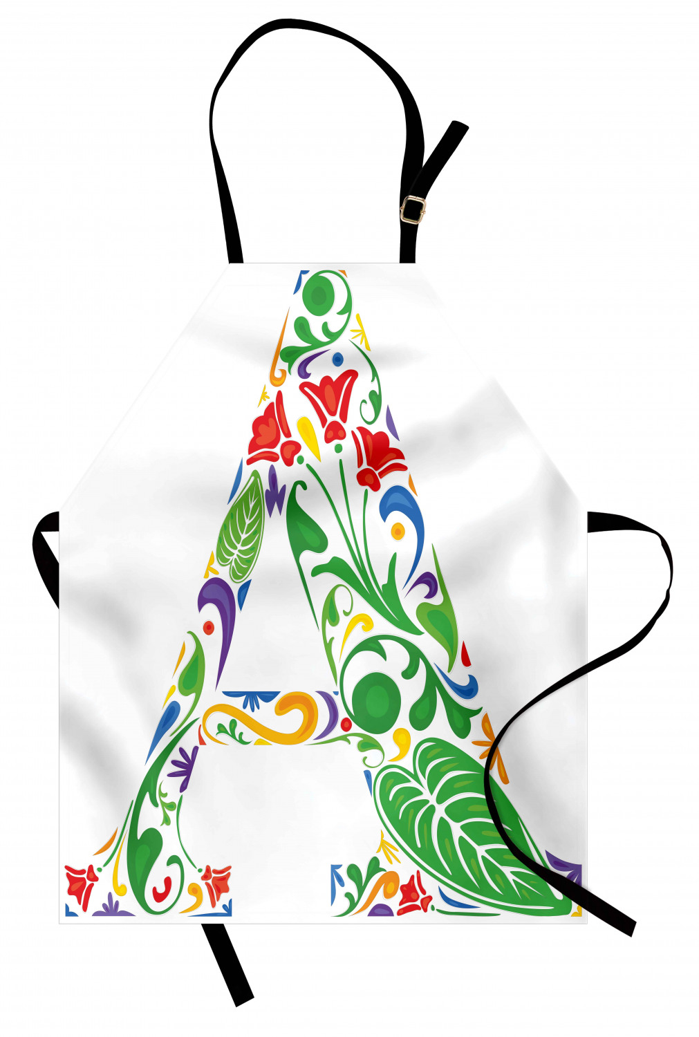 Ambesonne Apron Unisex Bib with Adjustable Strap for Working