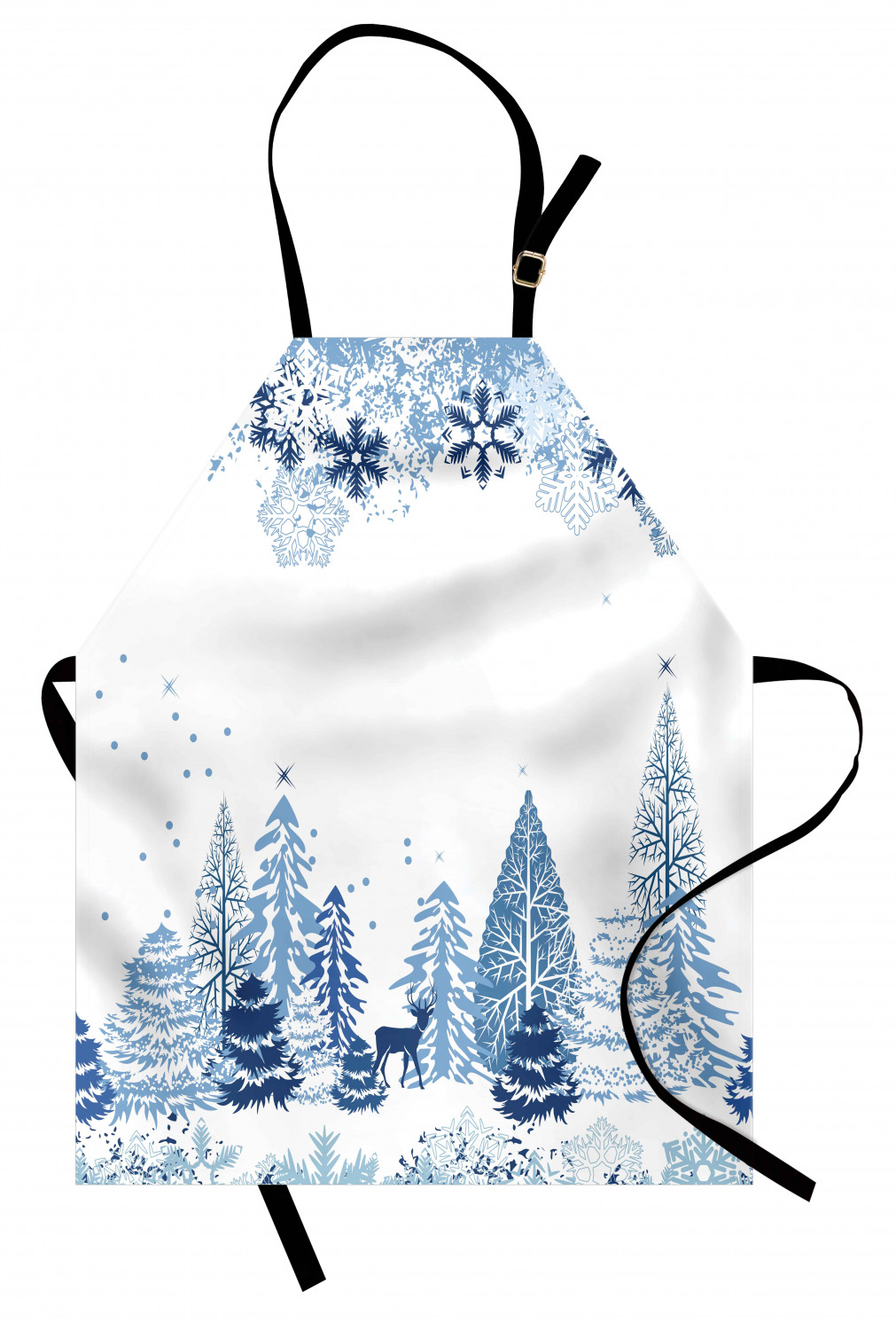 Ambesonne Apron Unisex Bib with Adjustable Strap for Working