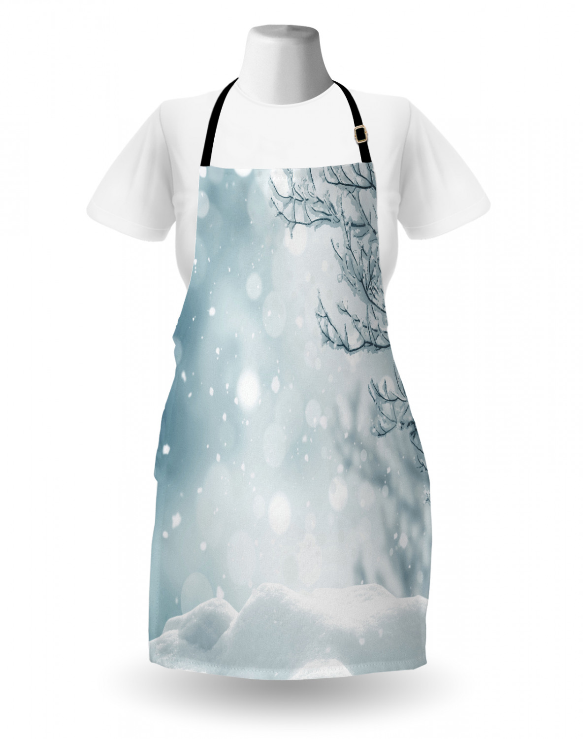 Ambesonne Apron Unisex Bib with Adjustable Strap for Working