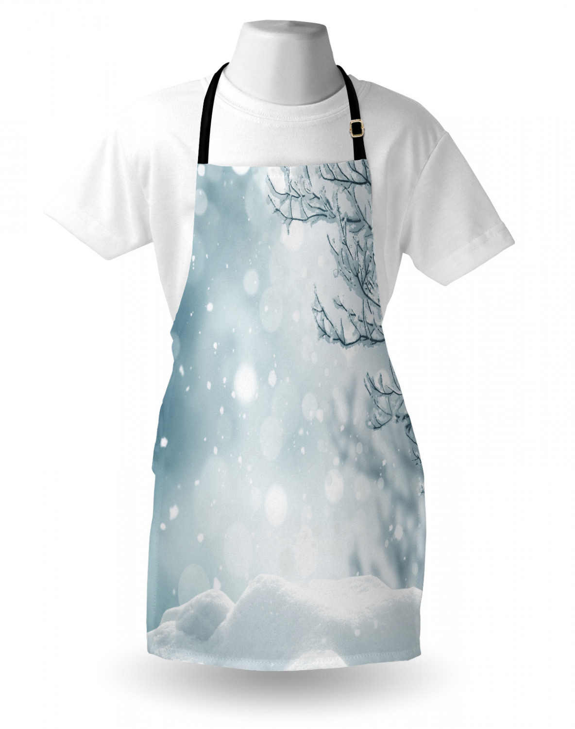 Ambesonne Apron Unisex Bib with Adjustable Strap for Working