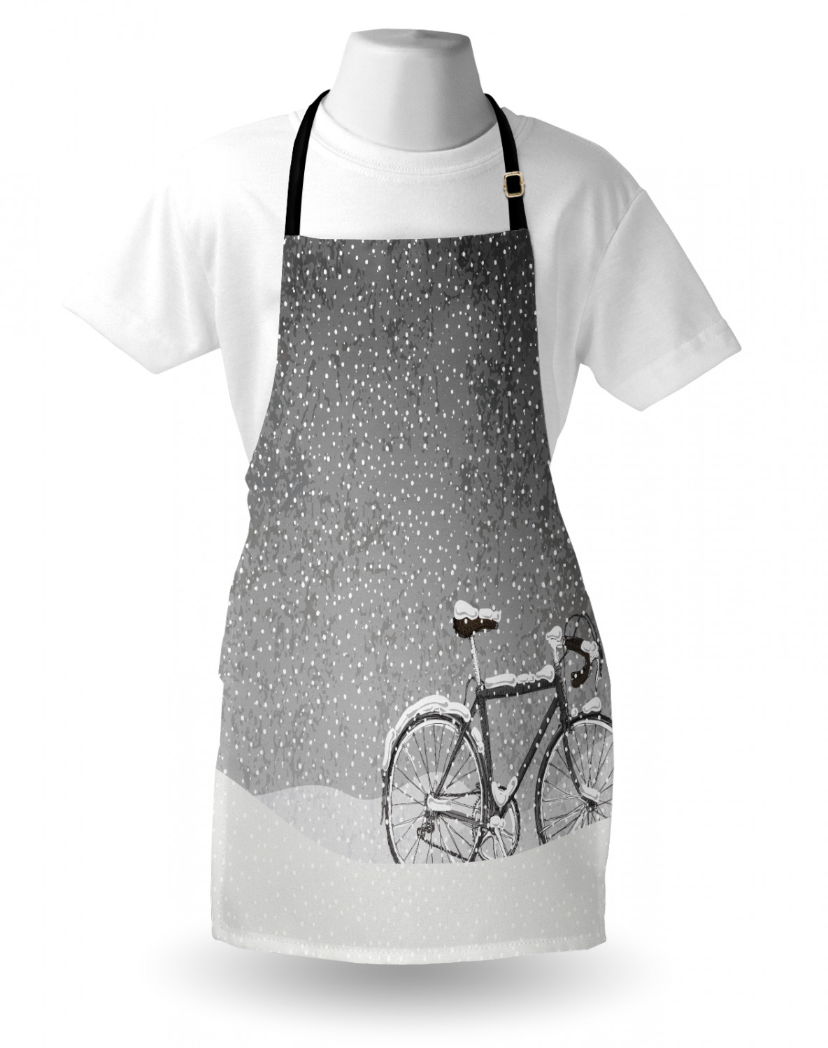 Ambesonne Apron Unisex Bib with Adjustable Strap for Working