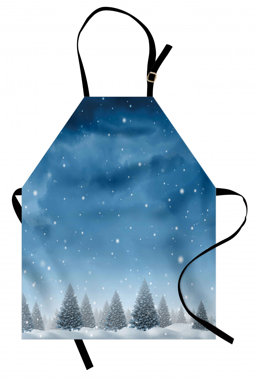 Ambesonne Apron Unisex Bib with Adjustable Strap for Working