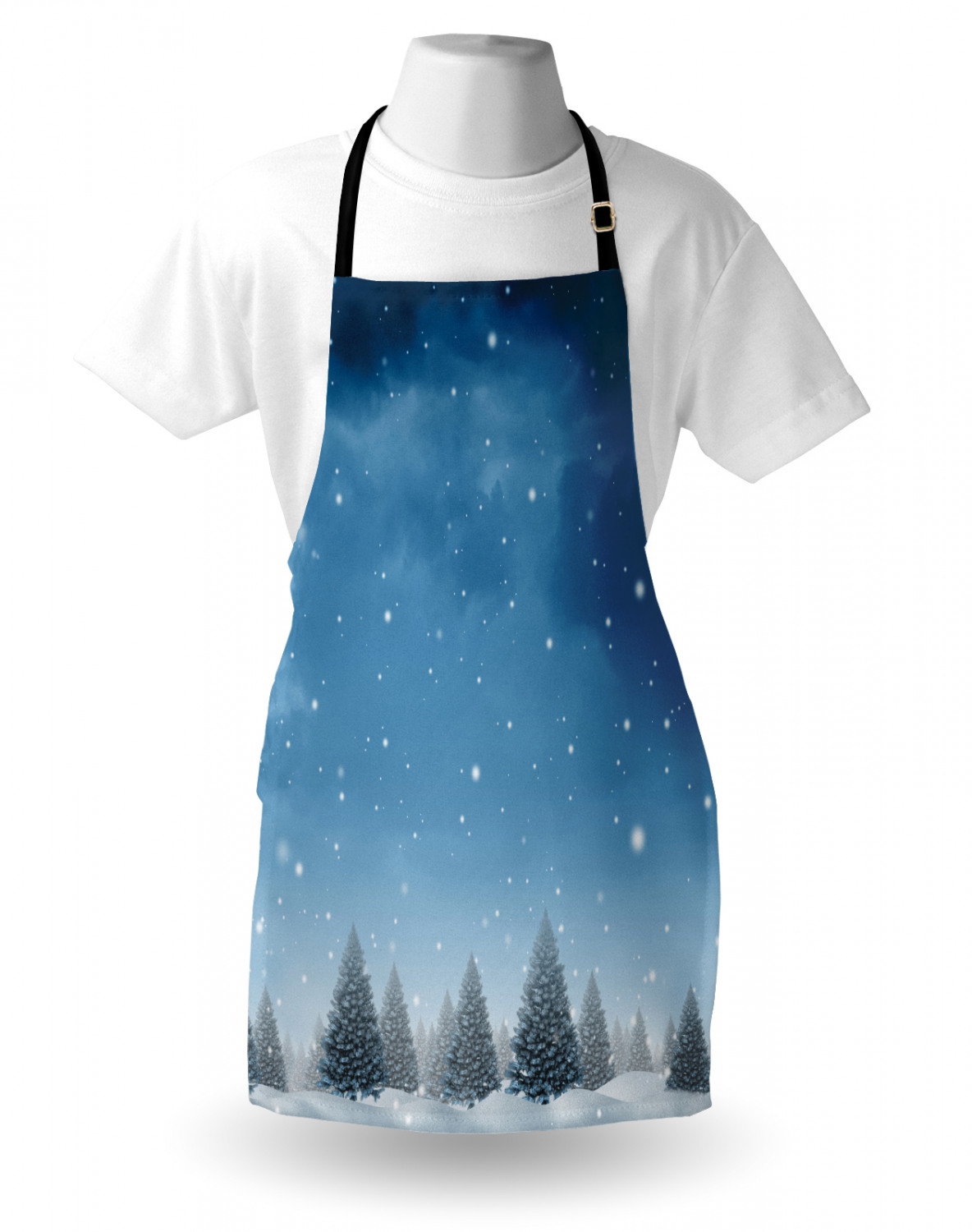 Ambesonne Apron Unisex Bib with Adjustable Strap for Working