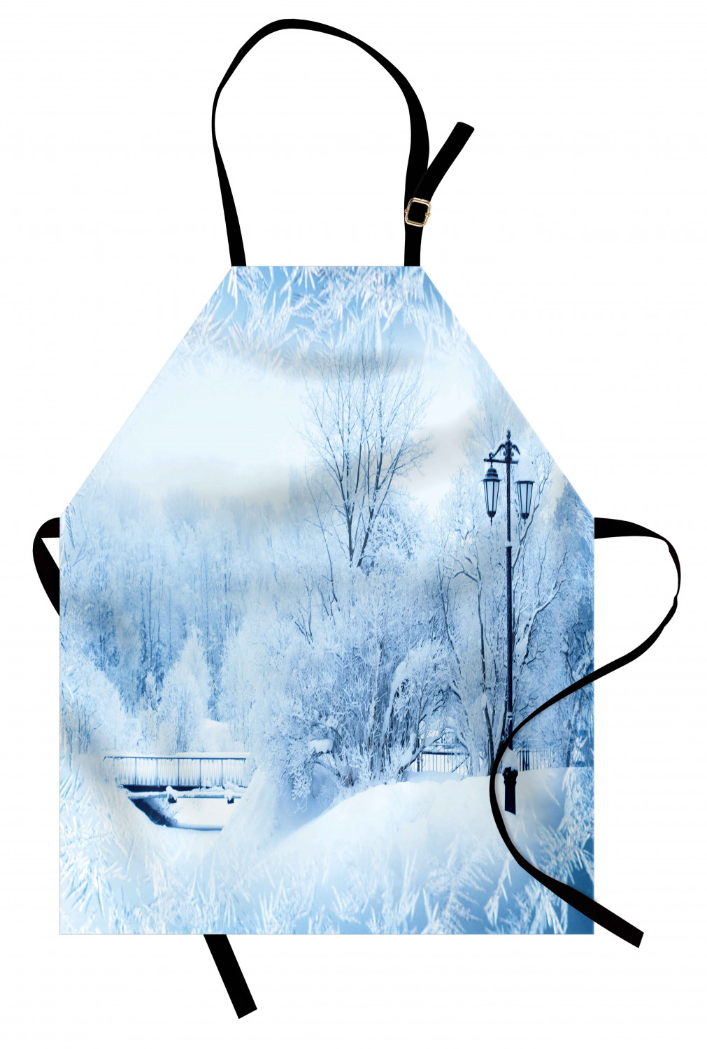 Ambesonne Apron Unisex Bib with Adjustable Strap for Working