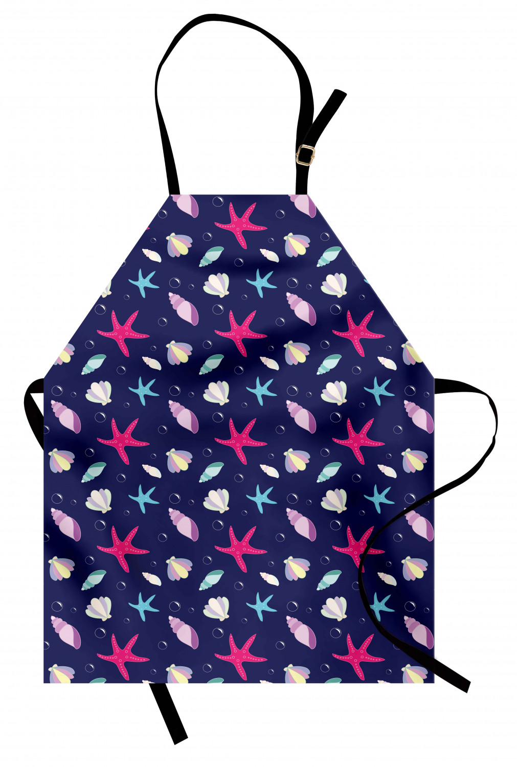 Nautical Whale Apron Unisex Kitchen Bib with Adjustable Neck Cooking