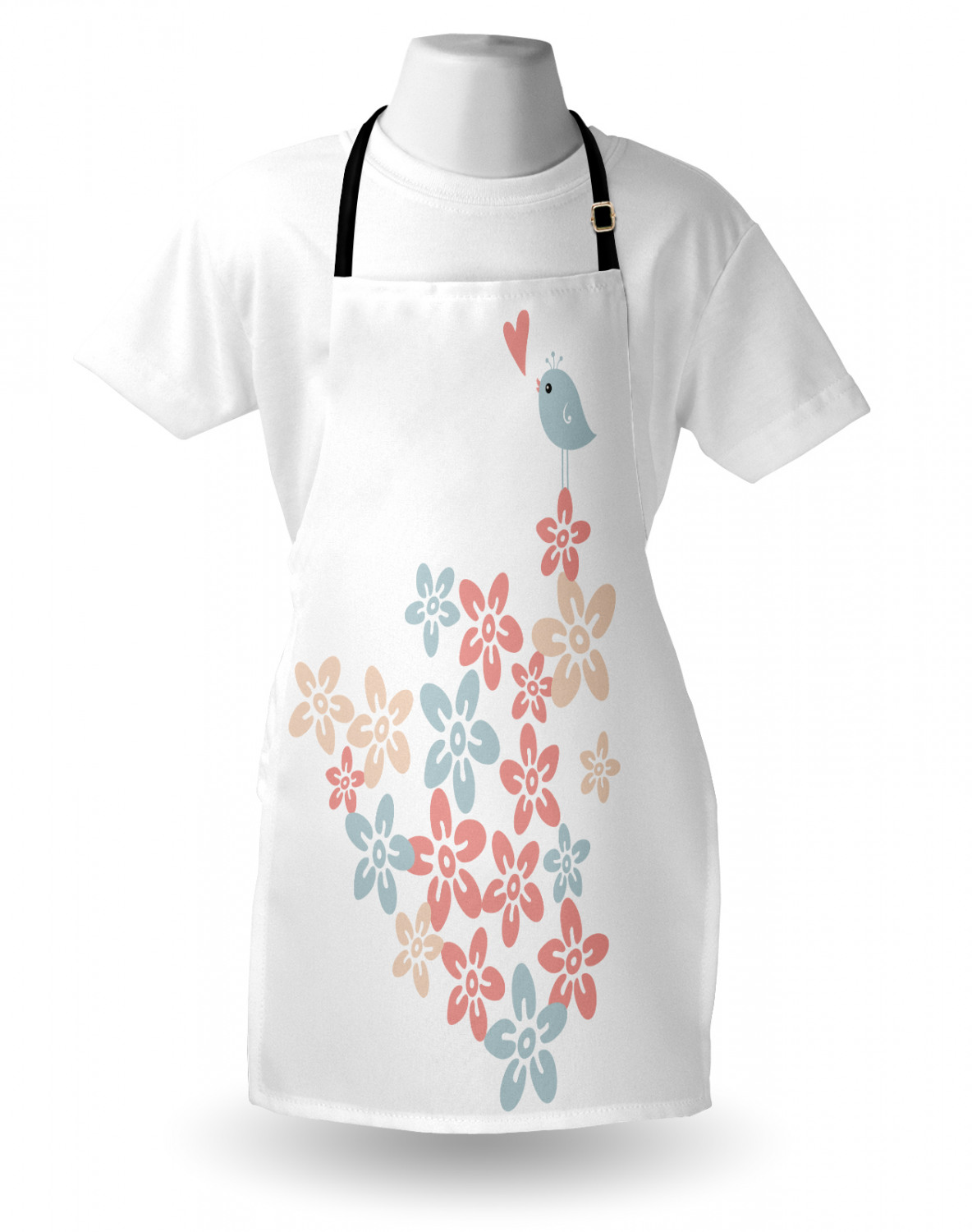 Ambesonne Unisex Durable Apron with Adjustable Neck for Gardening Cooking