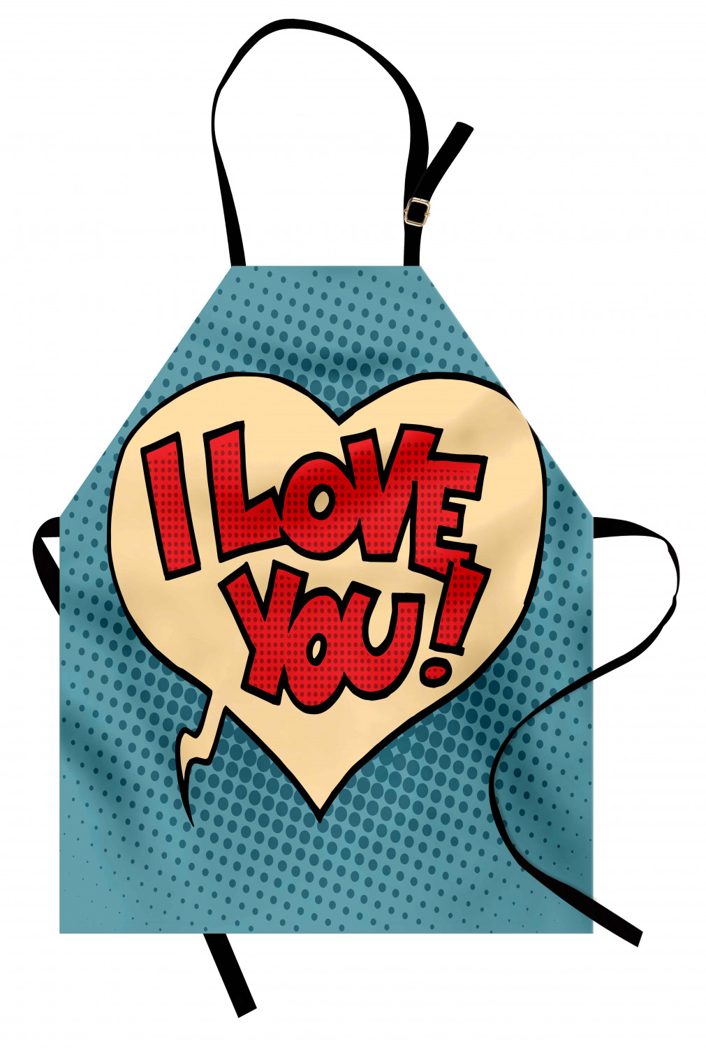 Ambesonne Love Saying Kids Apron Boys Girls Apron Bib Cooking & Painting