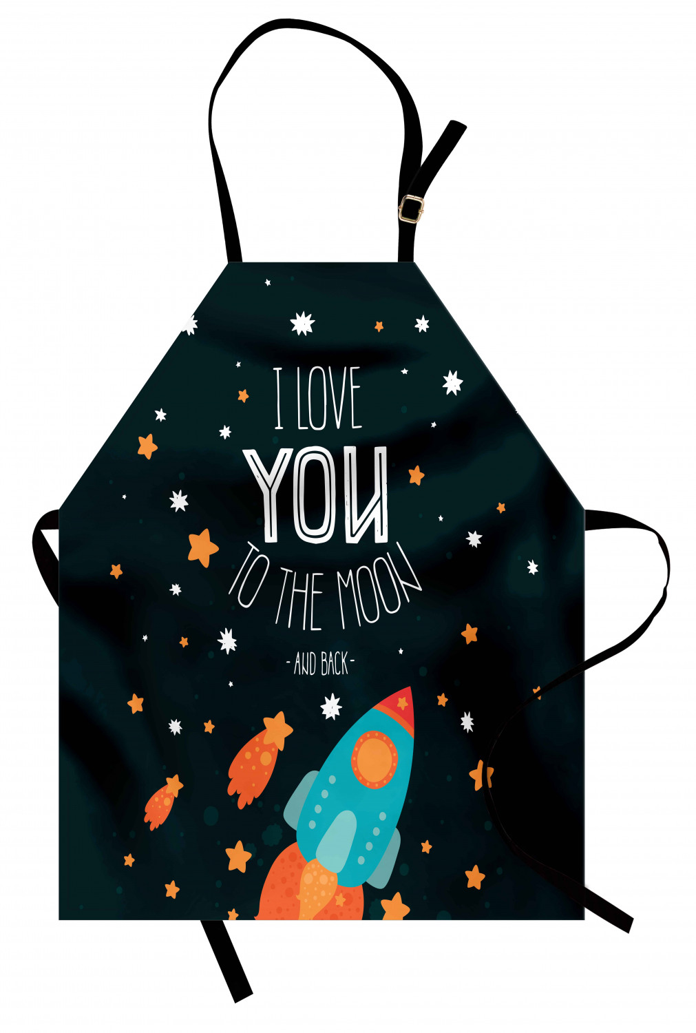 Ambesonne Love Saying Kids Apron Boys Girls Apron Bib Cooking & Painting