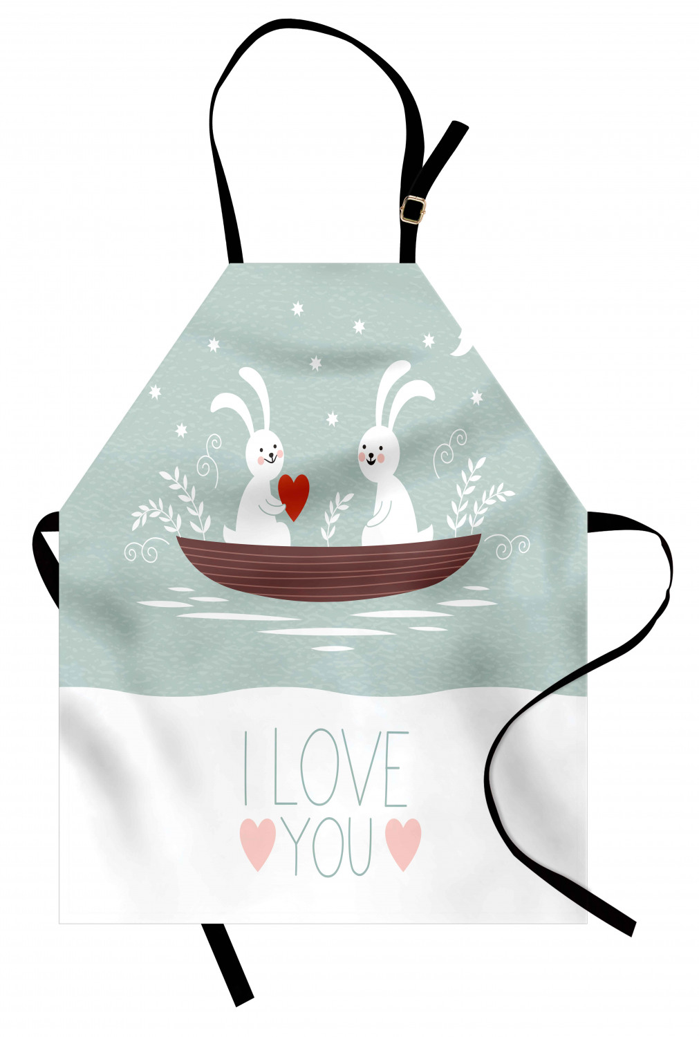 Ambesonne Love Saying Kids Apron Boys Girls Apron Bib Cooking & Painting