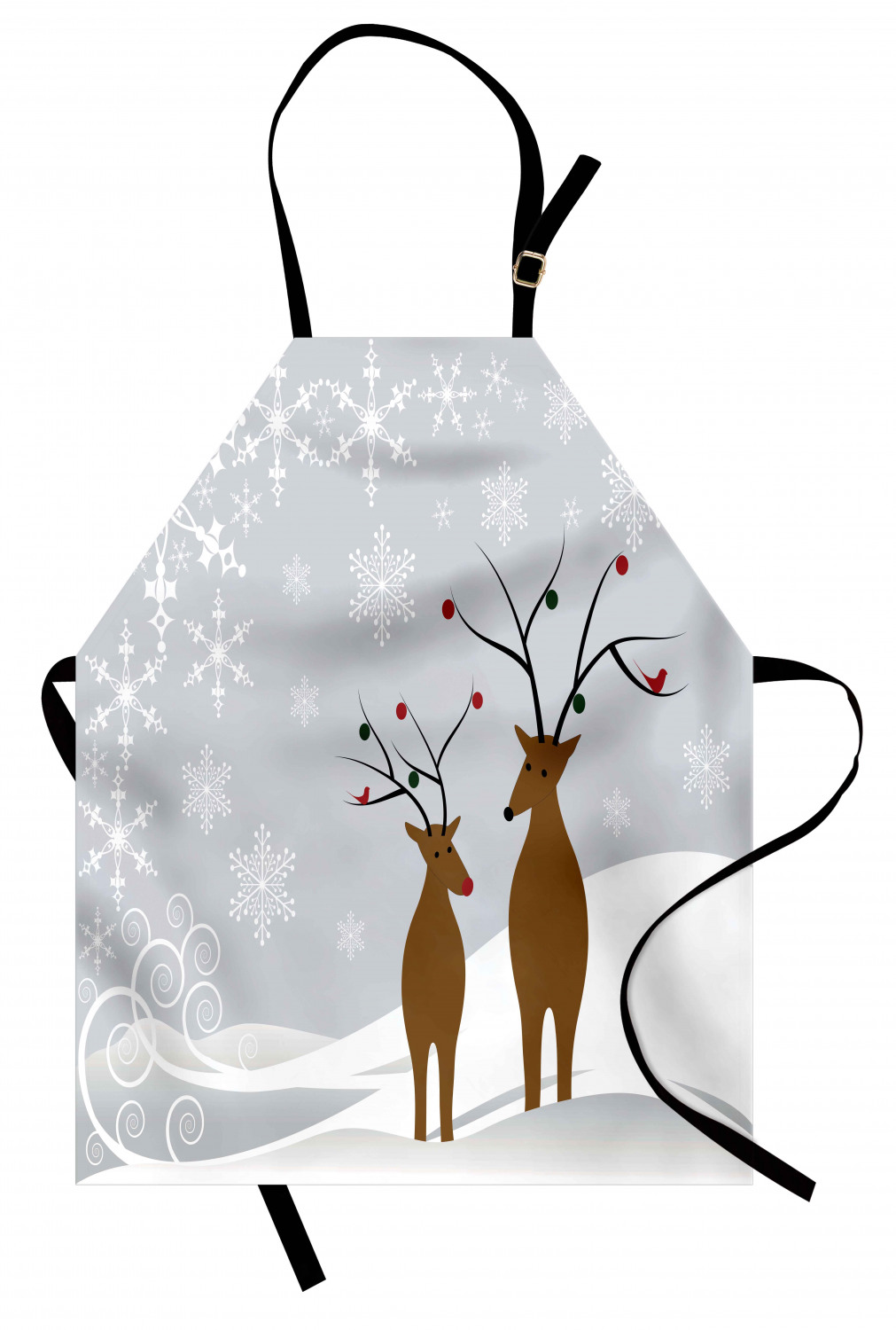 Ambesonne Apron Unisex Bib with Adjustable Strap for Working