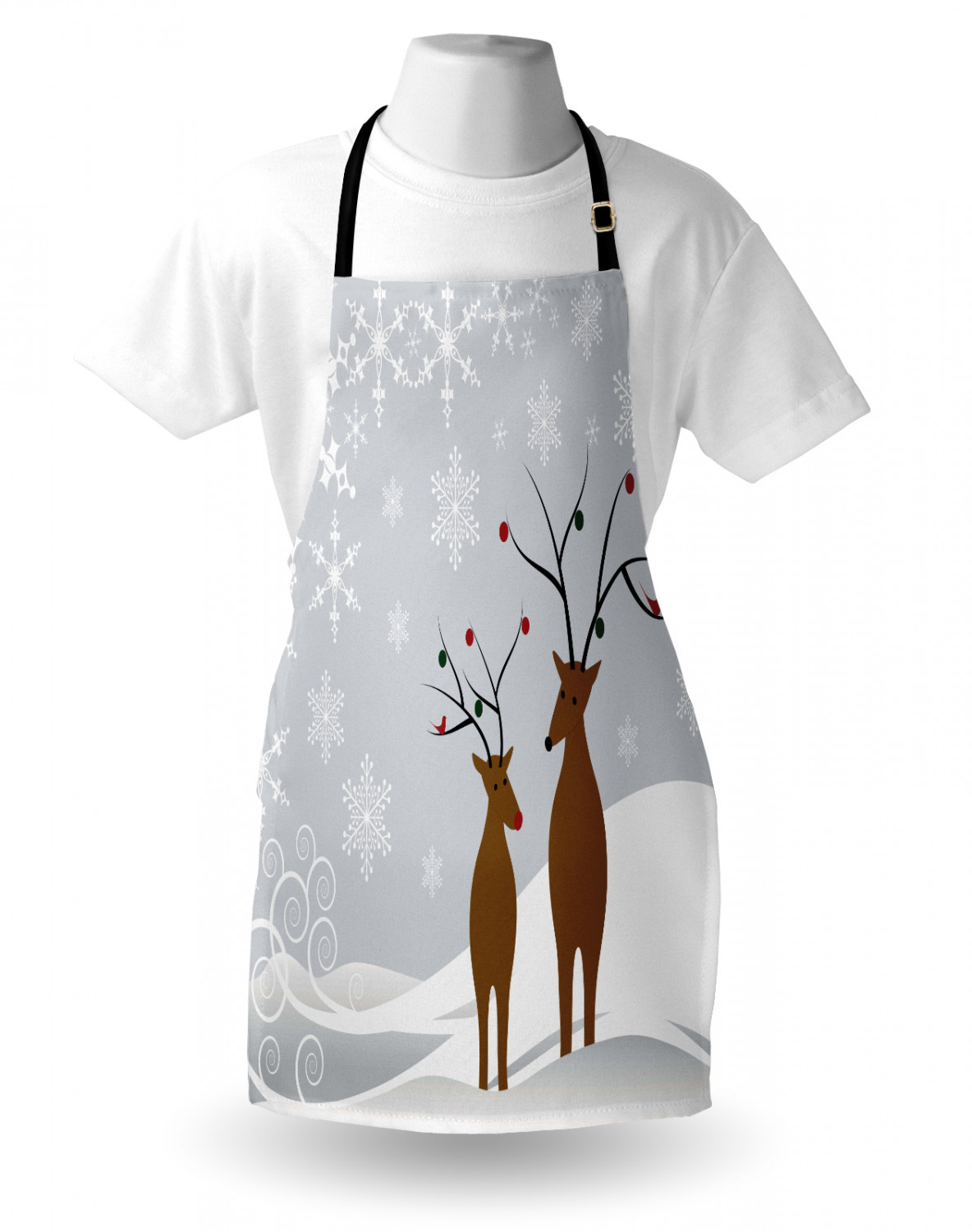 Ambesonne Apron Unisex Bib with Adjustable Strap for Working