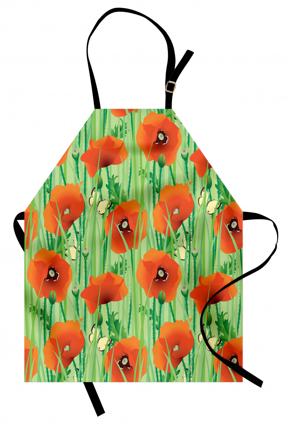 Ambesonne Unisex Durable Apron with Adjustable Neck for Gardening Cooking