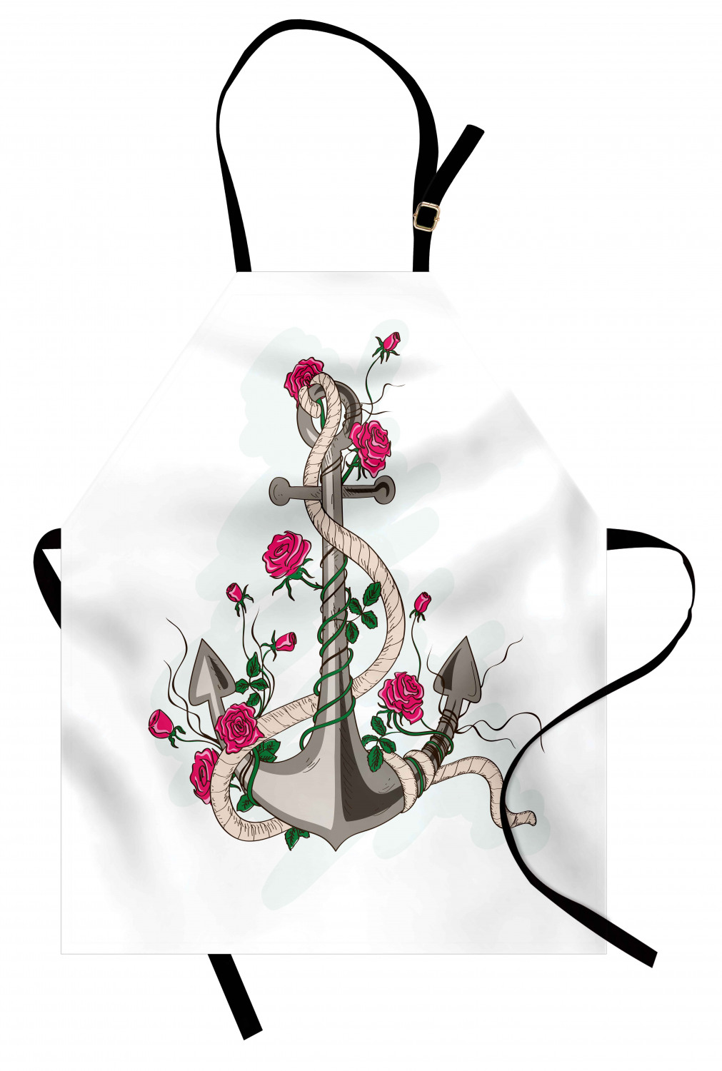 Ambesonne Unisex Durable Apron with Adjustable Neck for Gardening Cooking