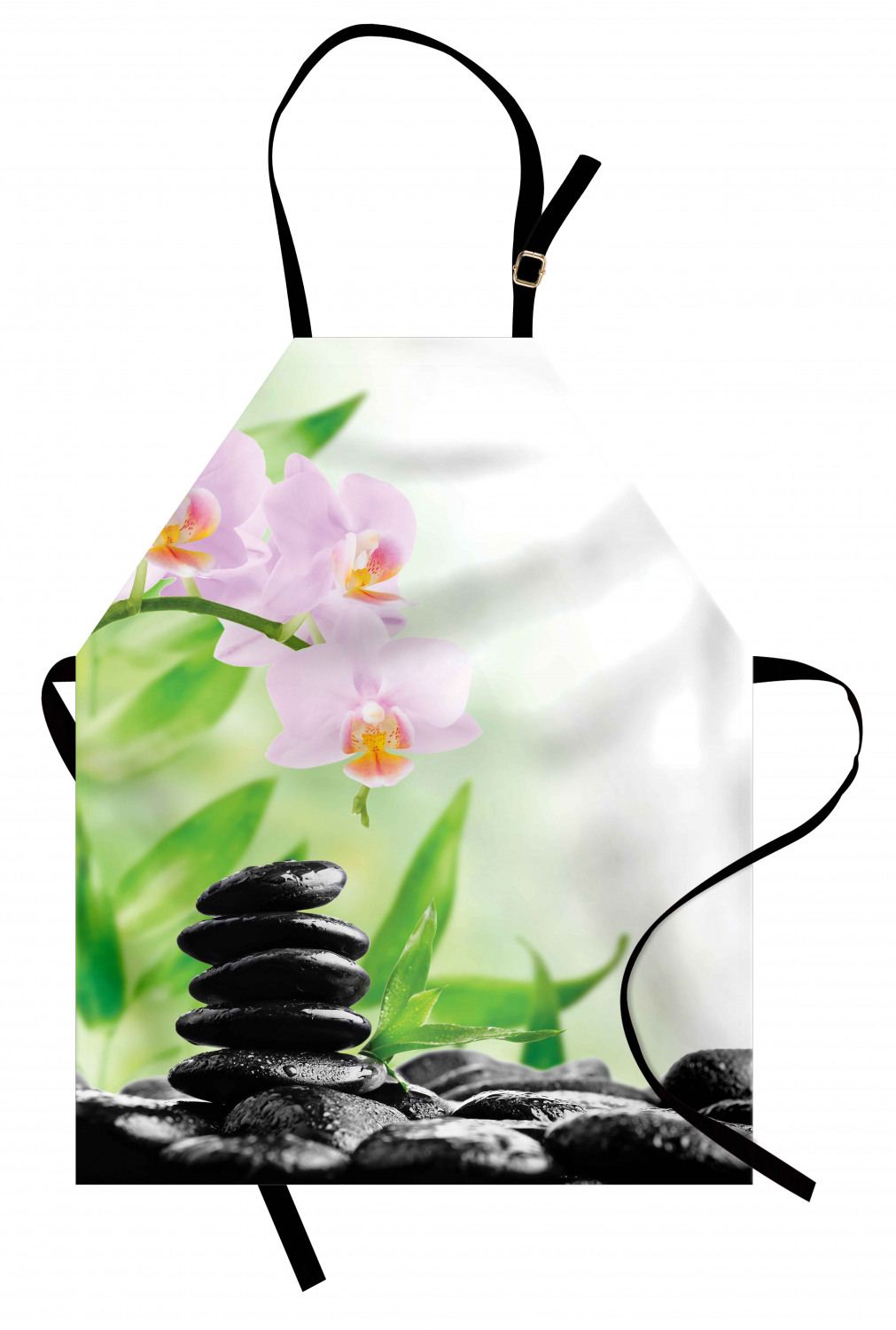 Ambesonne Unisex Durable Apron with Adjustable Neck for Gardening Cooking