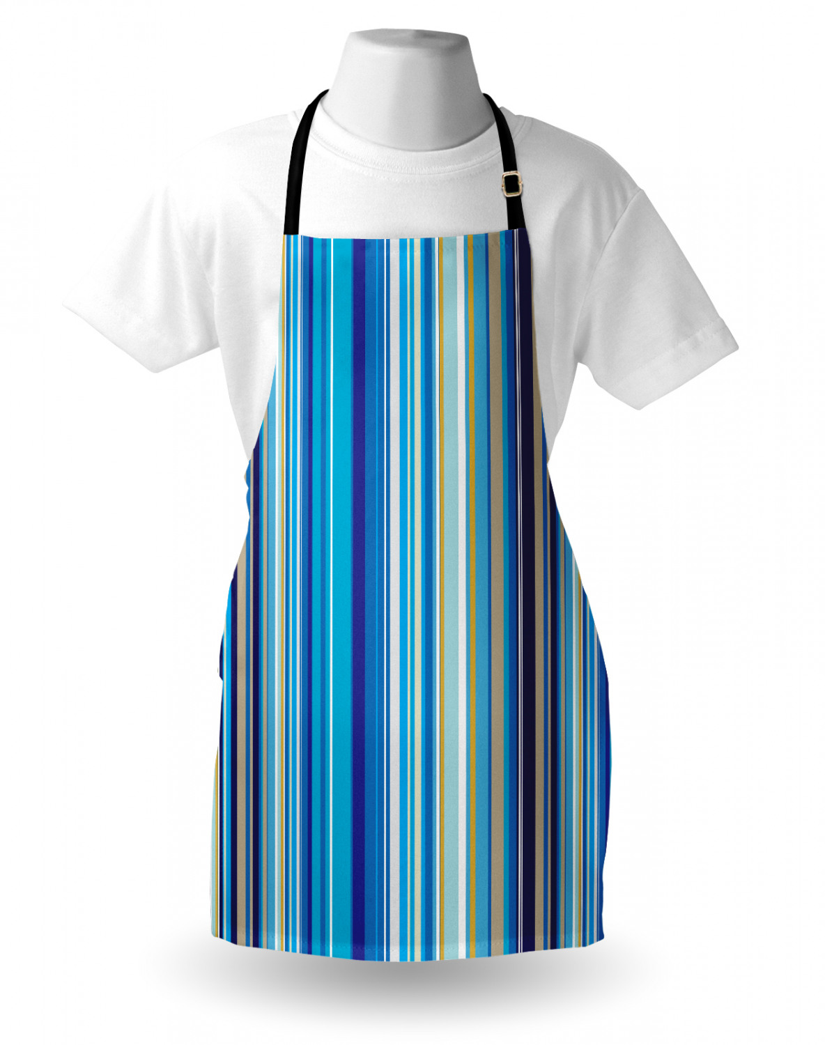 Ambesonne Unisex Durable Apron with Adjustable Neck for Gardening Cooking