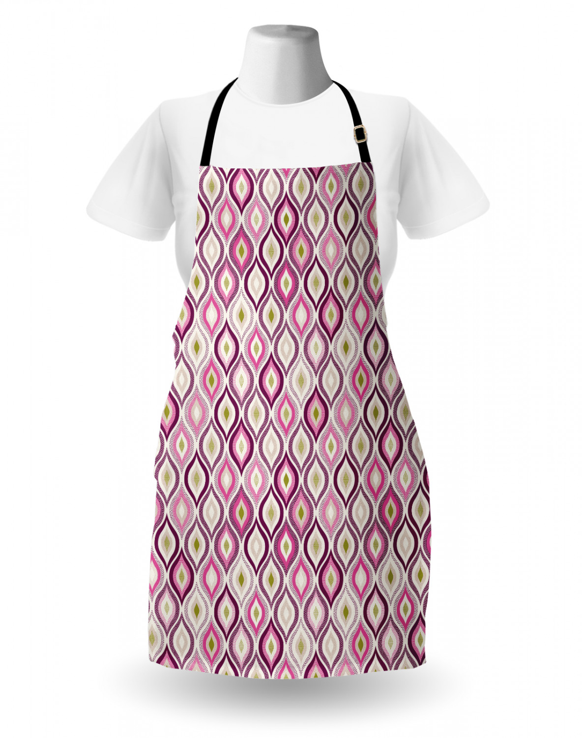 Ambesonne Structure Apron Unisex Kitchen Bib with Adjustable Neck ...