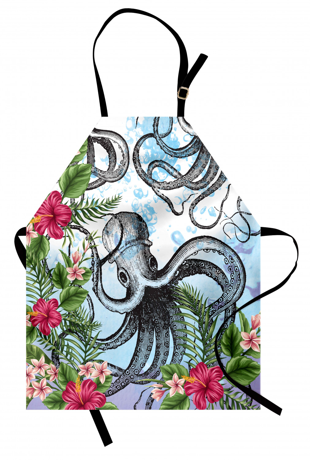 Ambesonne Apron Adjustable Strap for Gardening and Cooking Unisex