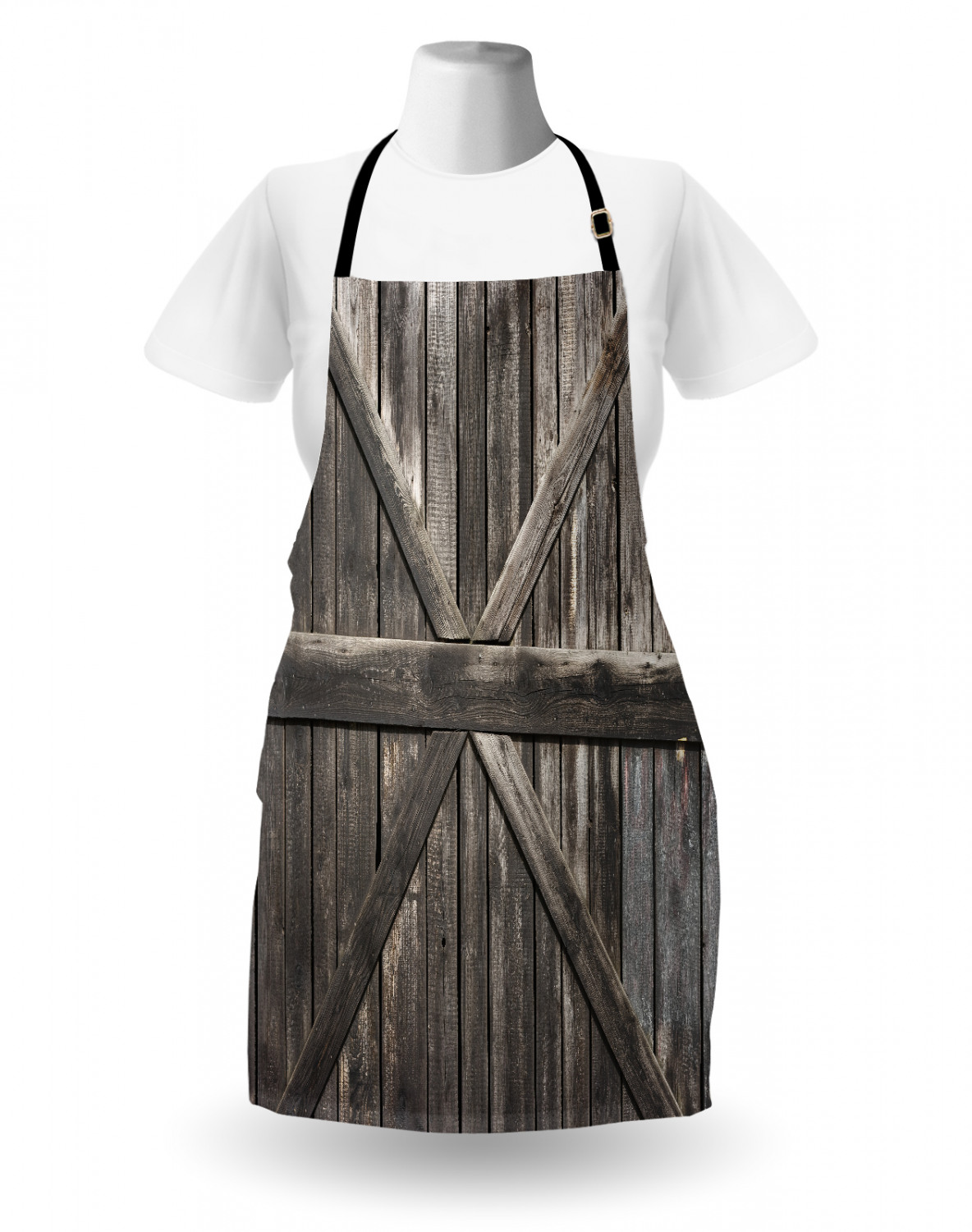 Ambesonne Unisex Durable Apron with Adjustable Neck for Gardening Cooking