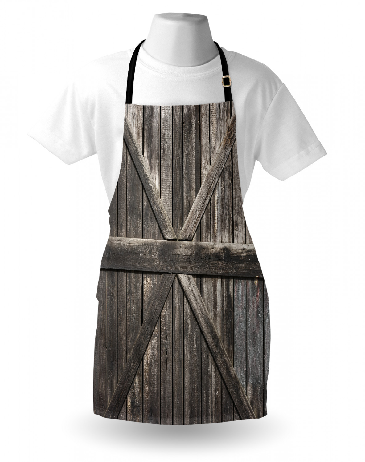 Ambesonne Unisex Durable Apron with Adjustable Neck for Gardening Cooking