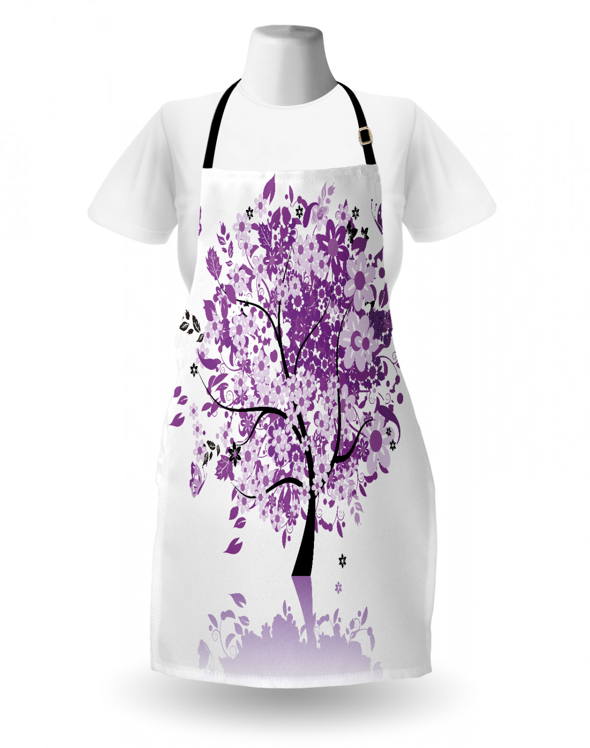 Ambesonne Unisex Durable Apron with Adjustable Neck for Gardening Cooking