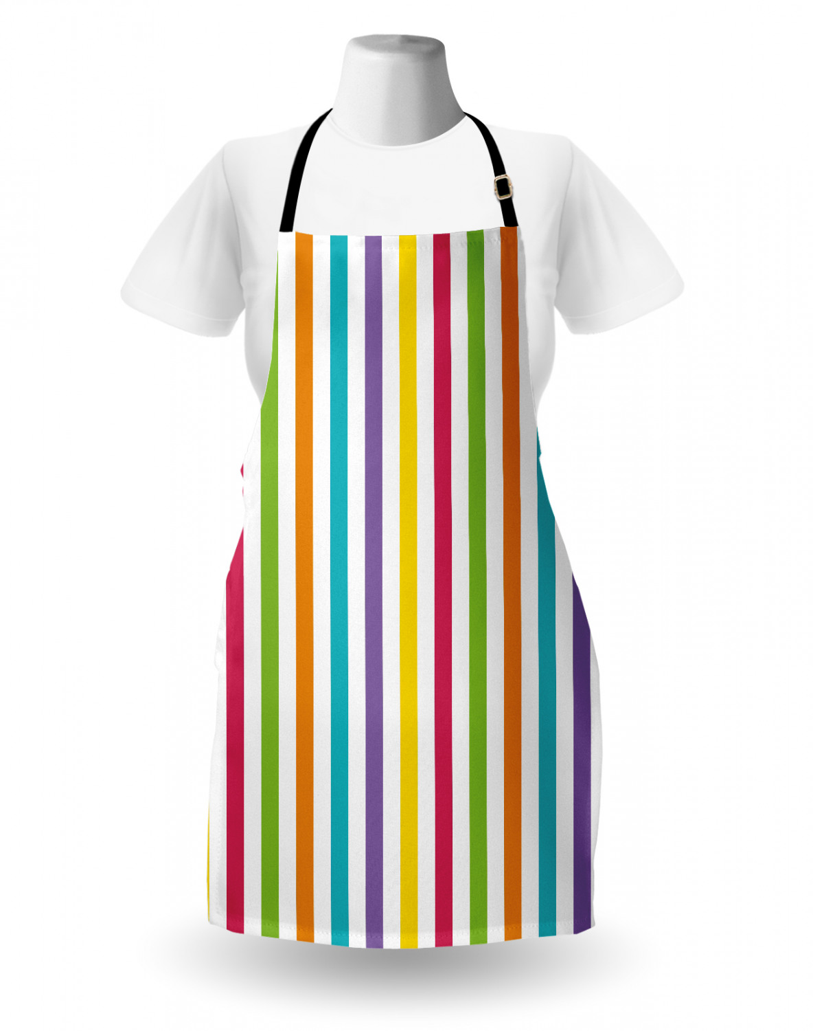 Ambesonne Unisex Durable Apron with Adjustable Neck for Gardening Cooking