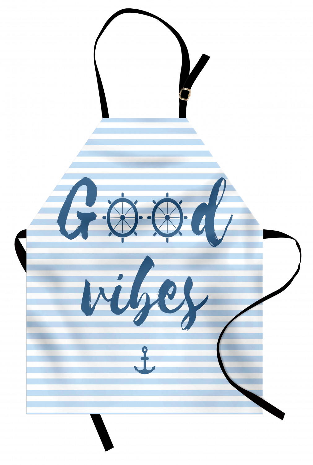 Nautical Whale Apron Unisex Kitchen Bib with Adjustable Neck Cooking