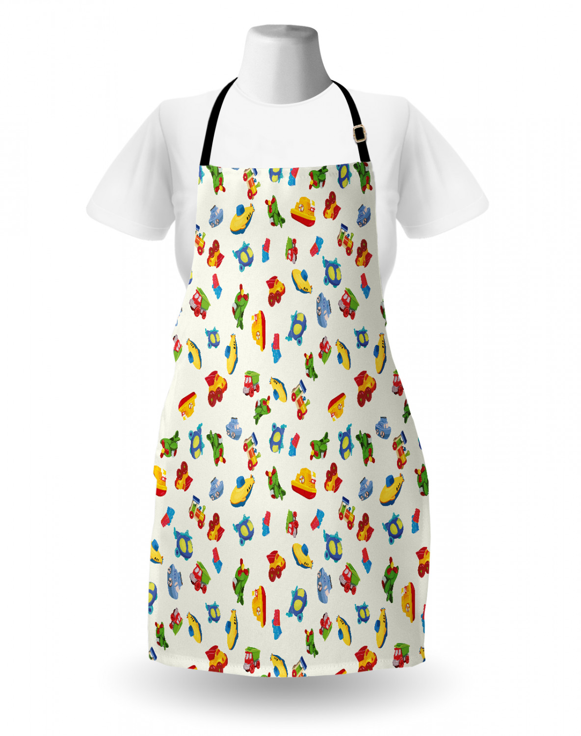 Ambesonne Durable Apron Bib with Adjustable Neck for Cooking Gardening