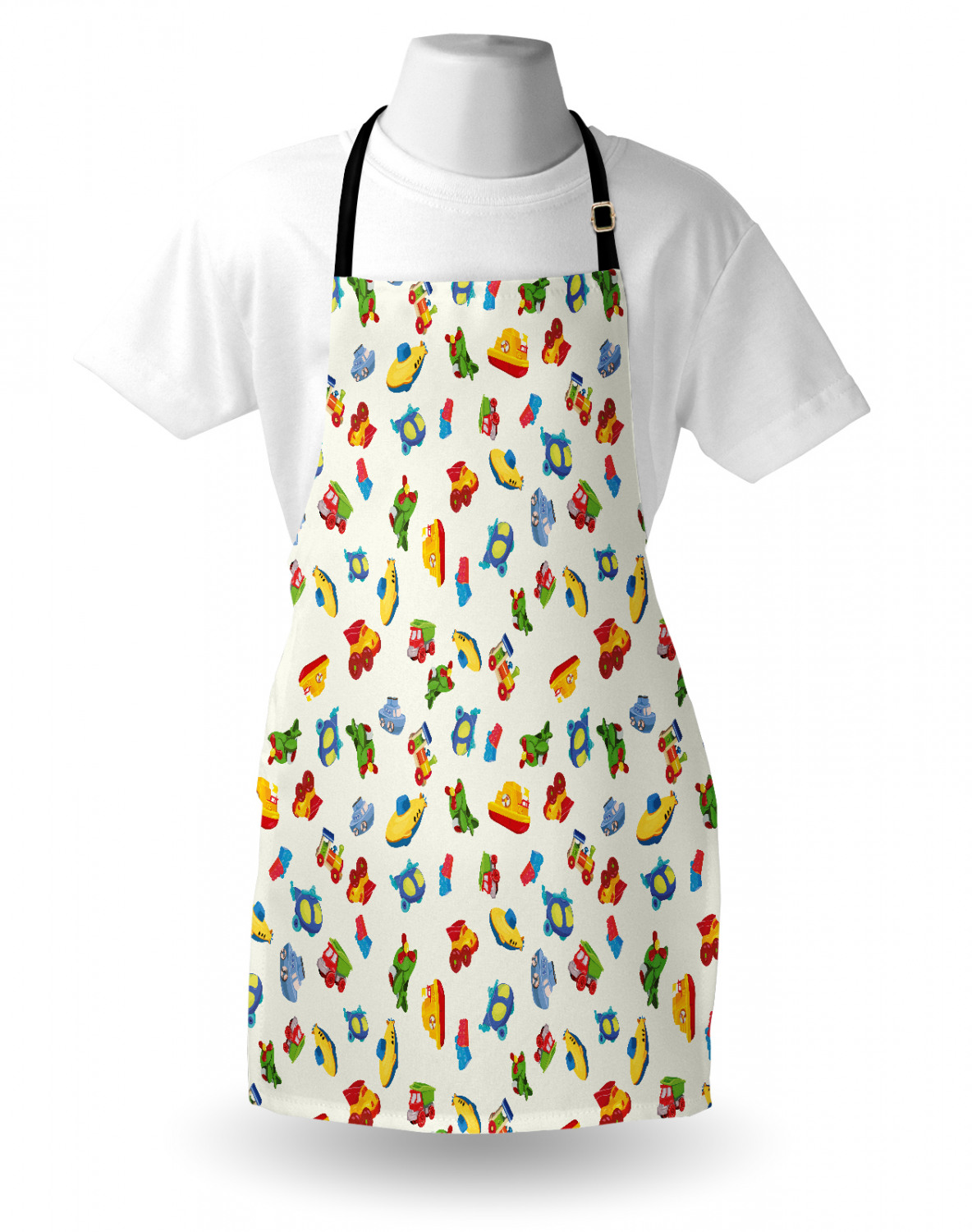 Ambesonne Durable Apron Bib with Adjustable Neck for Cooking Gardening