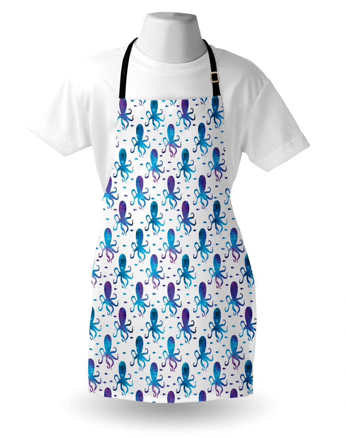 Funny Animal Apron Unisex Kitchen Bib with Adjustable Neck Cooking Baking