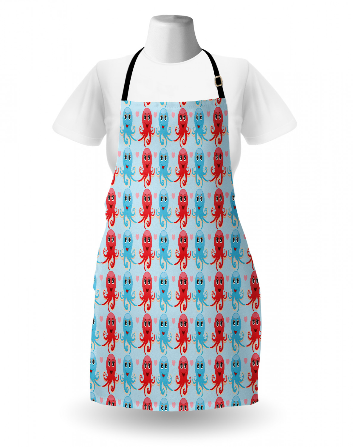 Funny Animal Apron Unisex Kitchen Bib with Adjustable Neck Cooking Baking