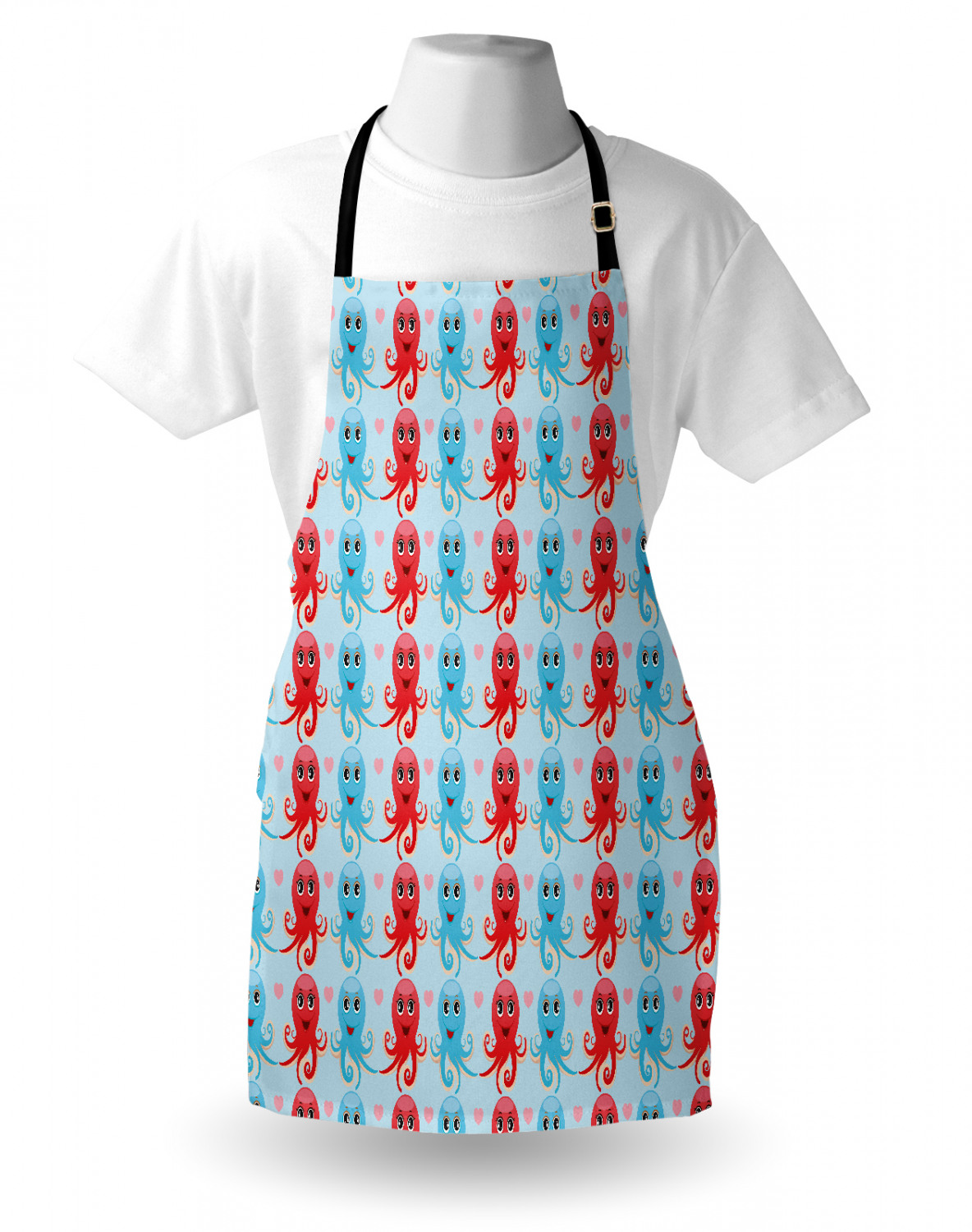 Funny Animal Apron Unisex Kitchen Bib with Adjustable Neck Cooking Baking